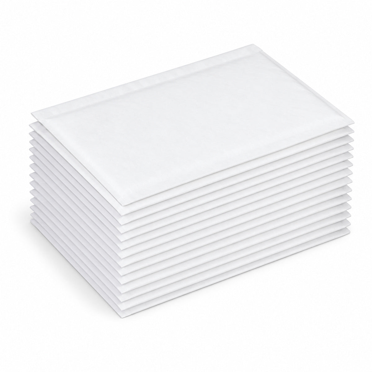 White kraft padded envelope 160 x 230mm plain - stack