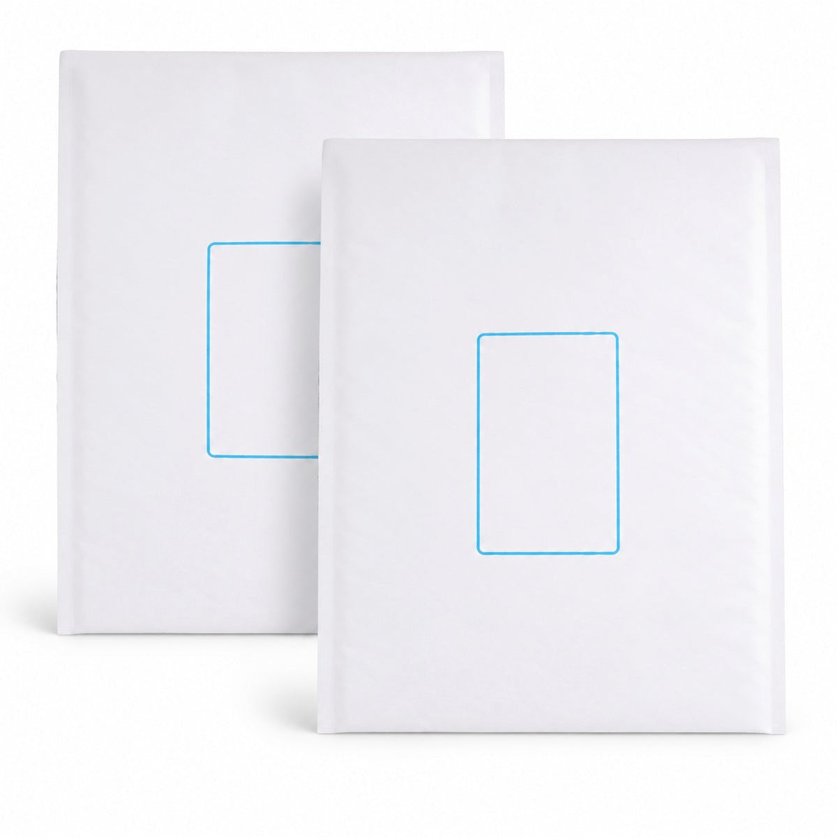 White kraft padded envelope 300 x 400mm printed - pair