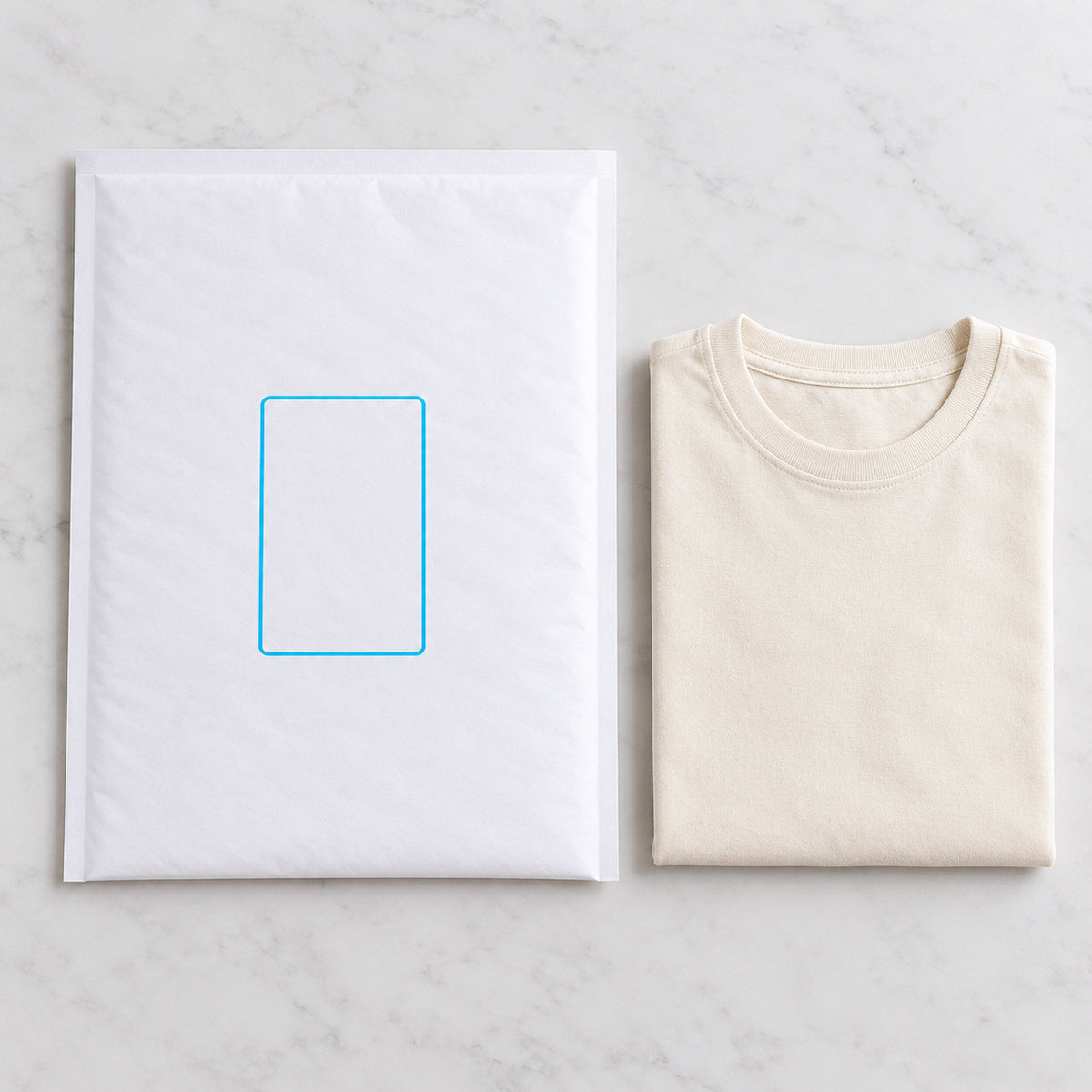 White kraft padded envelope 300 x 400mm printed - use pack