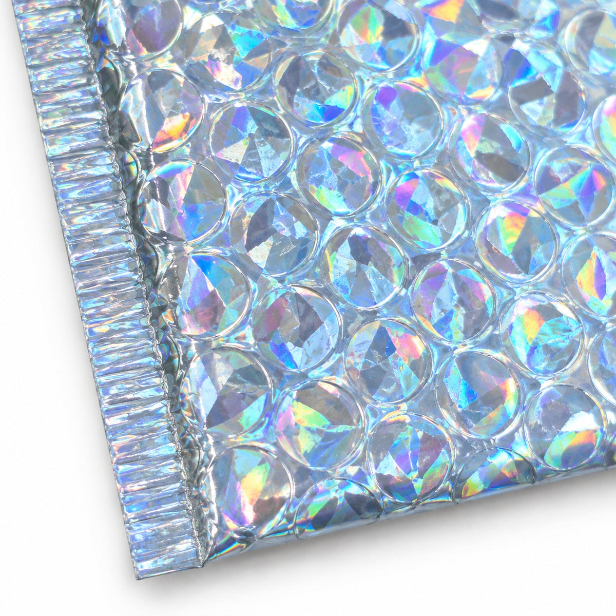Laser metallic bubble mailer 130 x 130mm - 03-detail