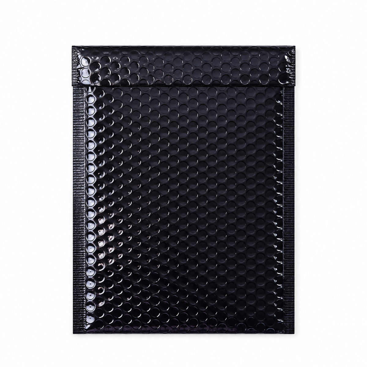 Glossy Black metallic bubble mailer 160 x 230mm - 04-back