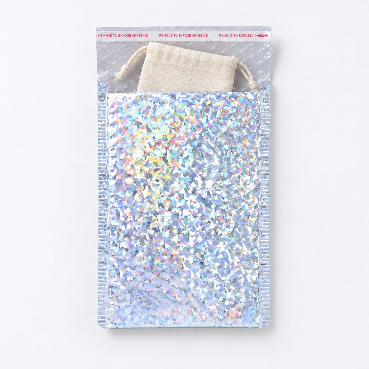 Laser metallic bubble mailer 210 x 290mm - 06-use-accessory