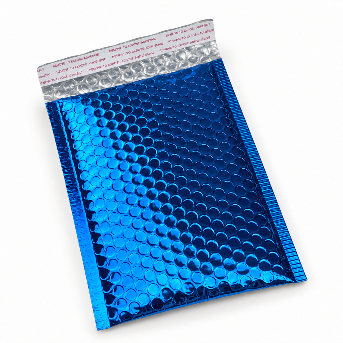 Royal Blue metallic bubble mailer 160 x 230mm - 02-open