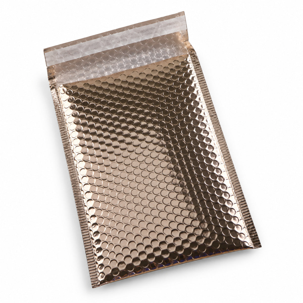 Dawn Rose Gold metallic bubble mailer 160 x 230mm - 02-open
