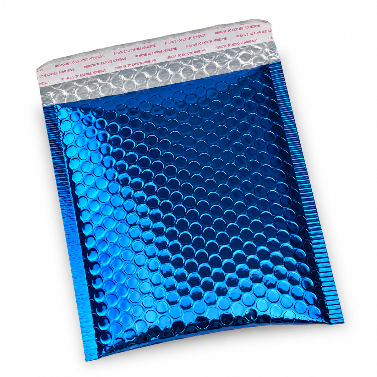 Royal Blue metallic bubble mailer 210 x 290mm - 02-open