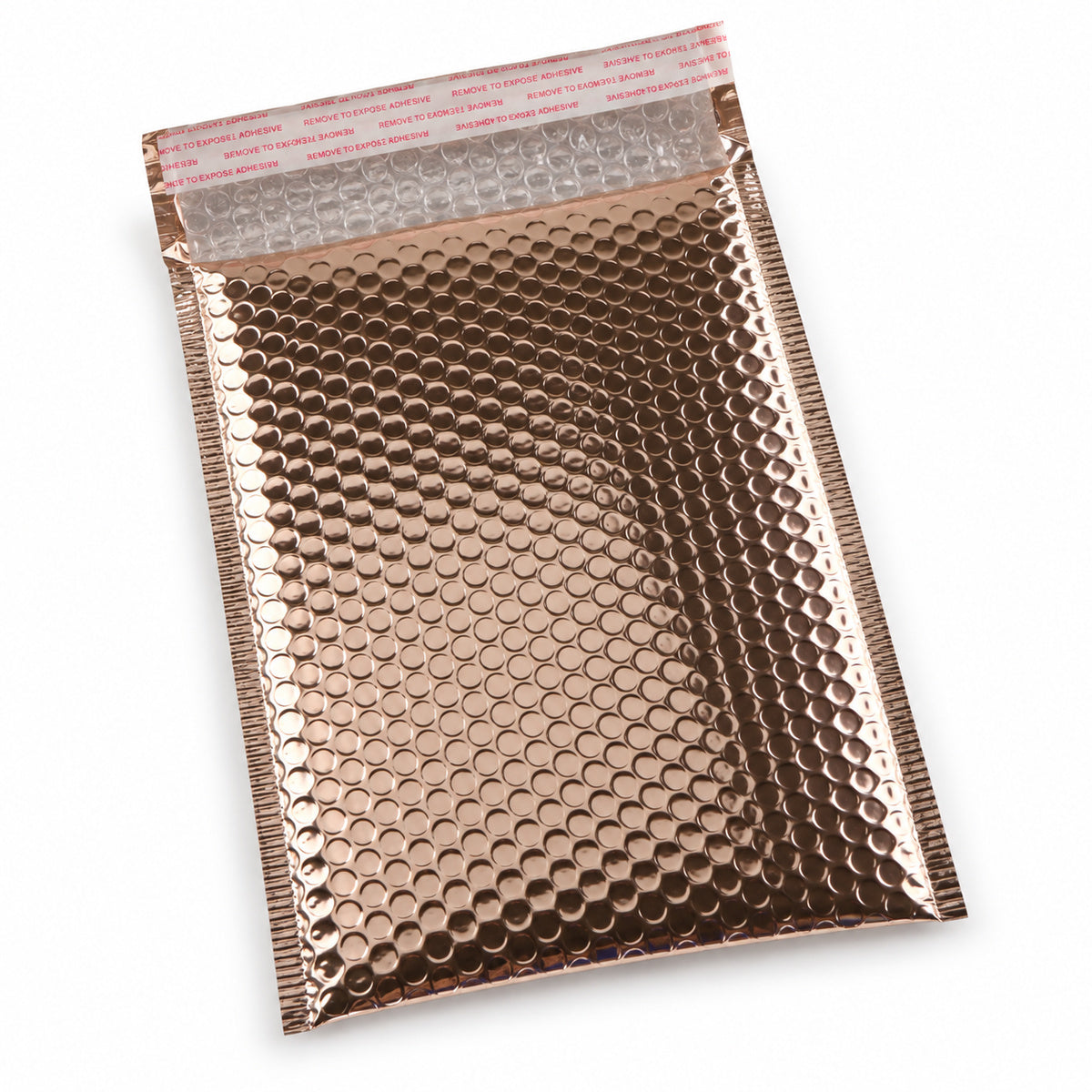 Dawn Rose Gold metallic bubble mailer 210 x 290mm - 02-open