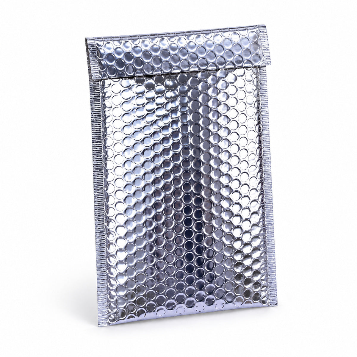 Silver metallic bubble mailer 100 x 180mm - 01-main
