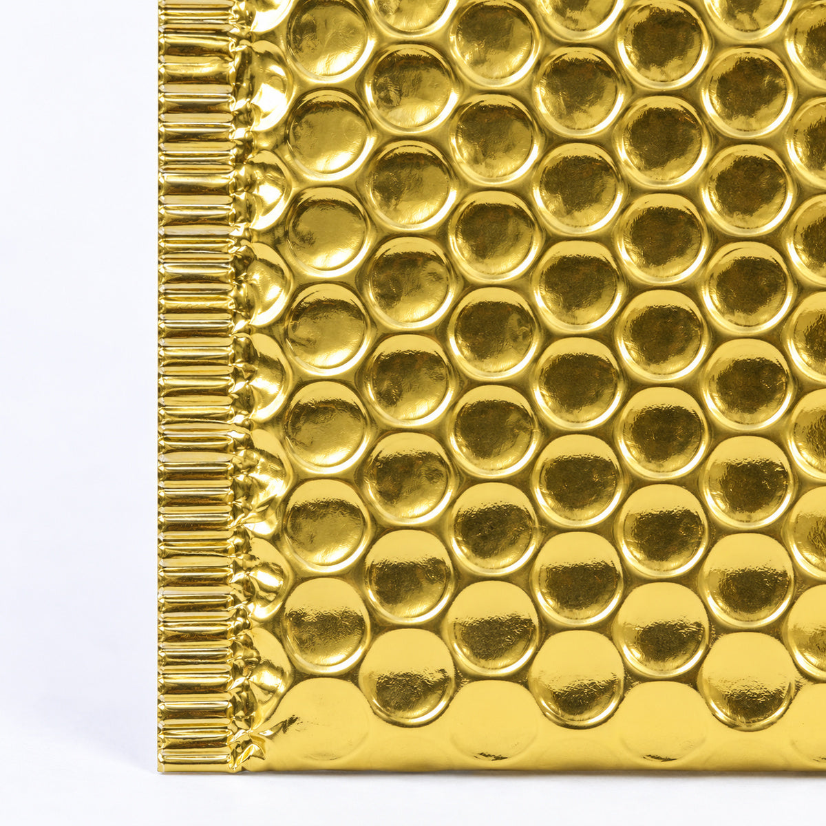 Gold metallic bubble mailer 100 x 180mm - 03-detail