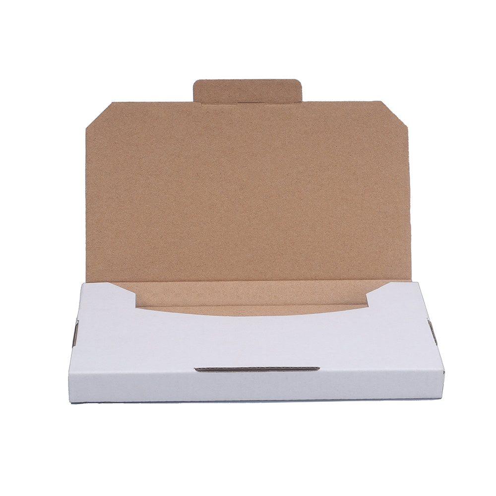 Mailing Box 180 x 100 x 16mm Superflat Rigid Mailer B8 White