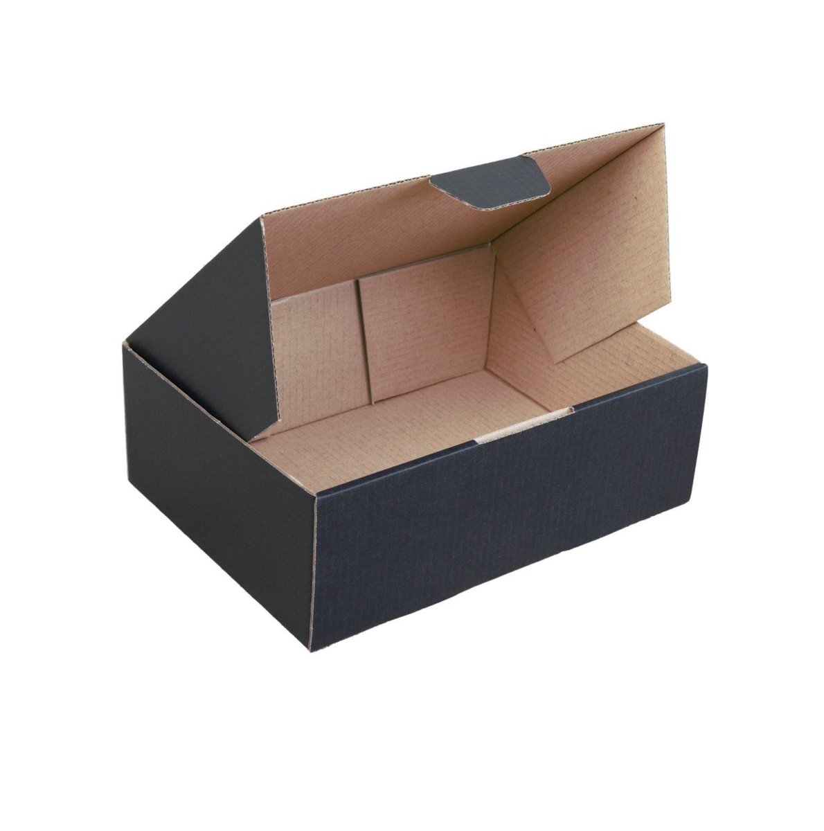 270 x 180 x 120mm Die cut Black Mailing Box B29