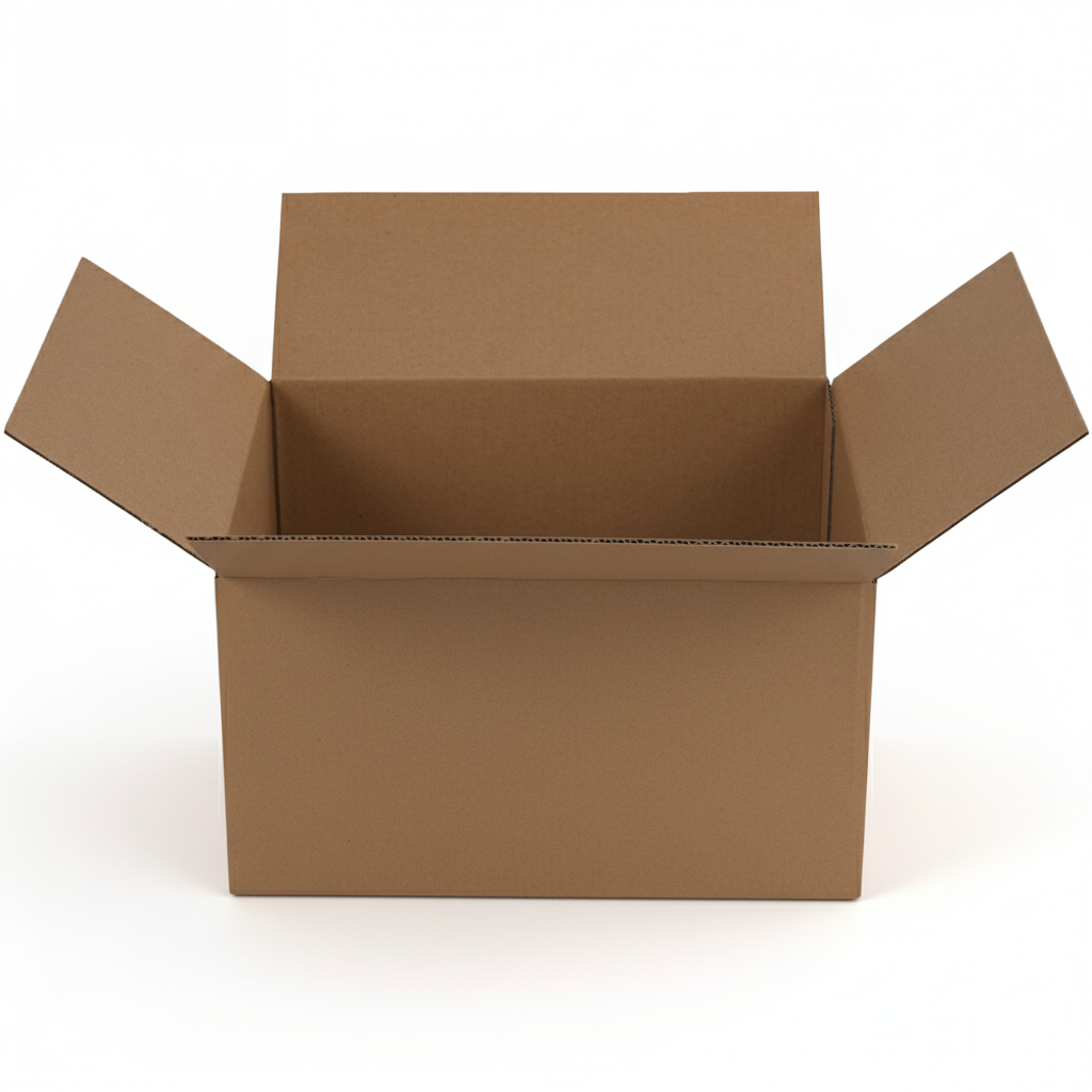Die cut Mailing Box 125 x 100 x 75mm Brown B294