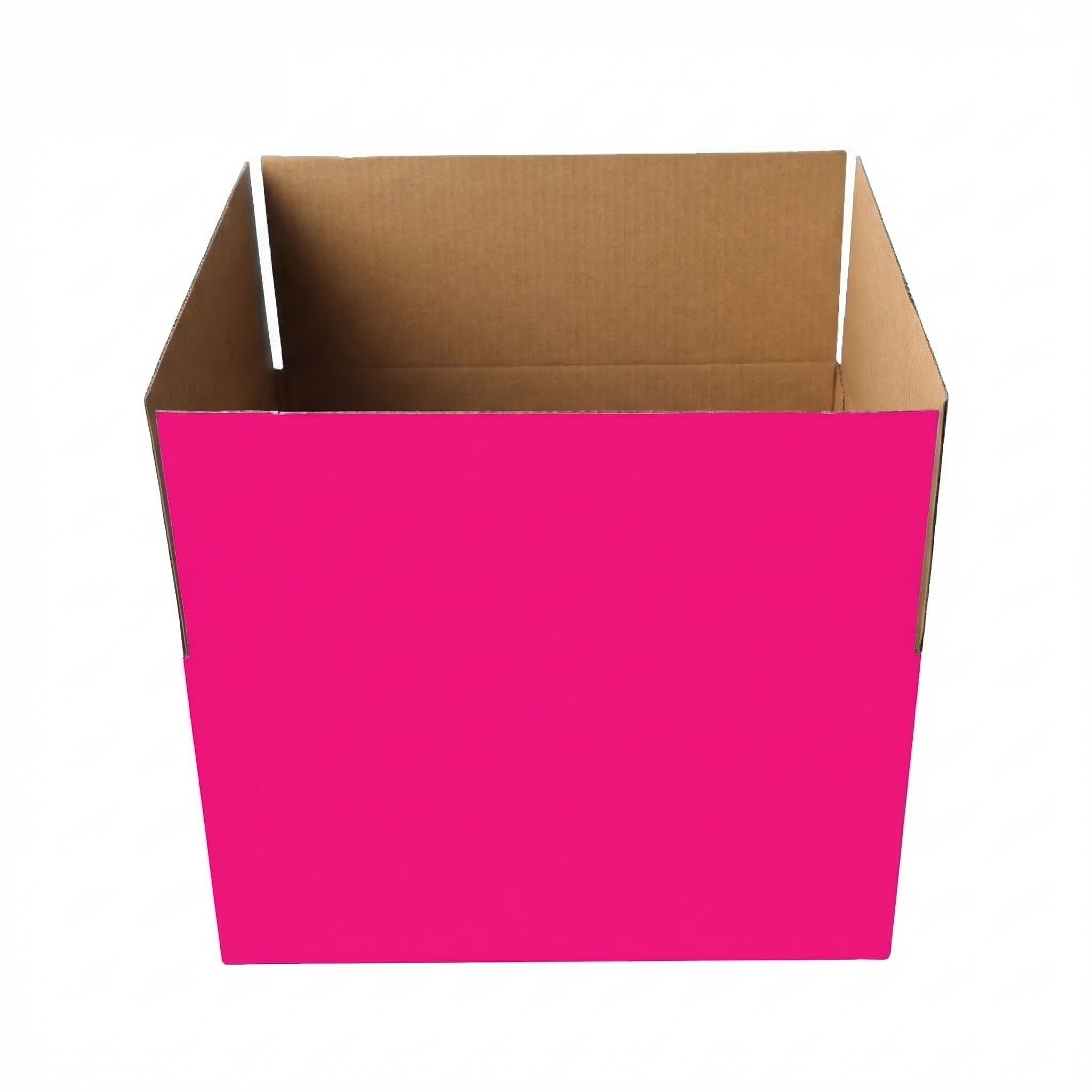 230 x 180 x 130mm Die cut Hot Pink Postal Box B156