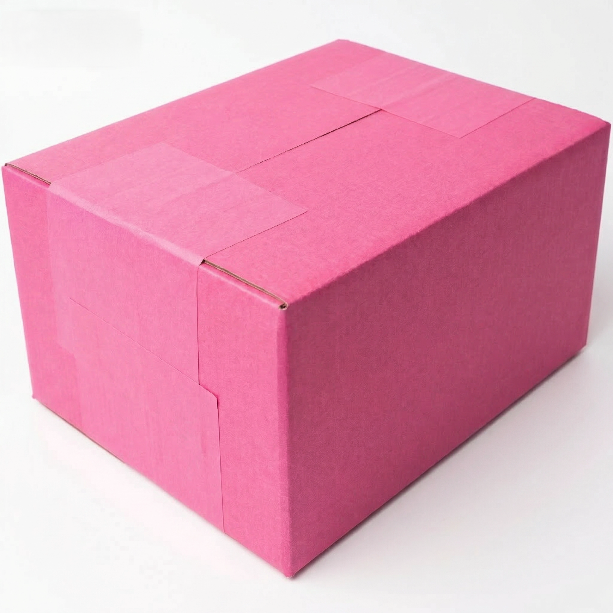 230 x 180 x 130mm Die cut Hot Pink Postal Box B156