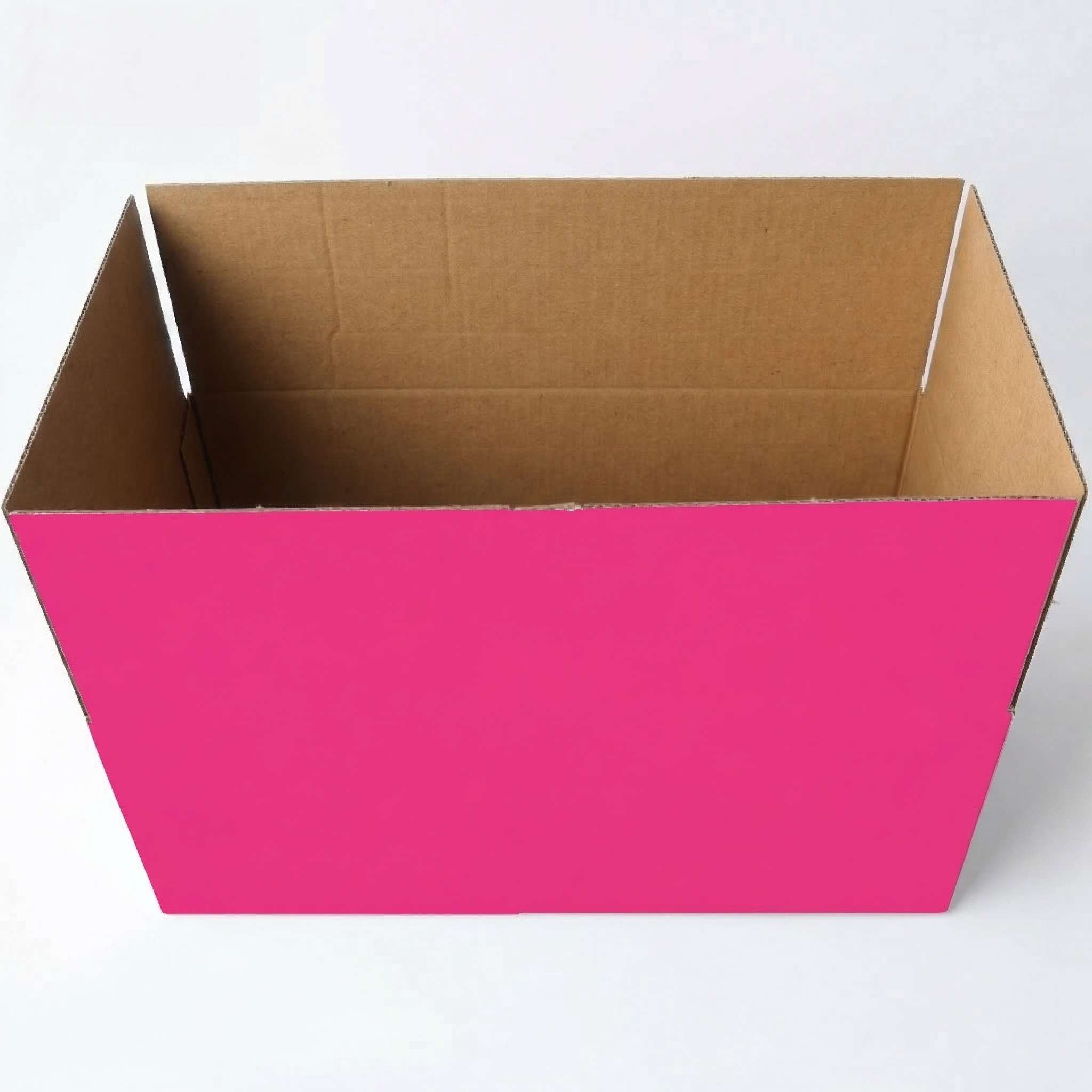 230 x 180 x 130mm Die cut Hot Pink Postal Box B156