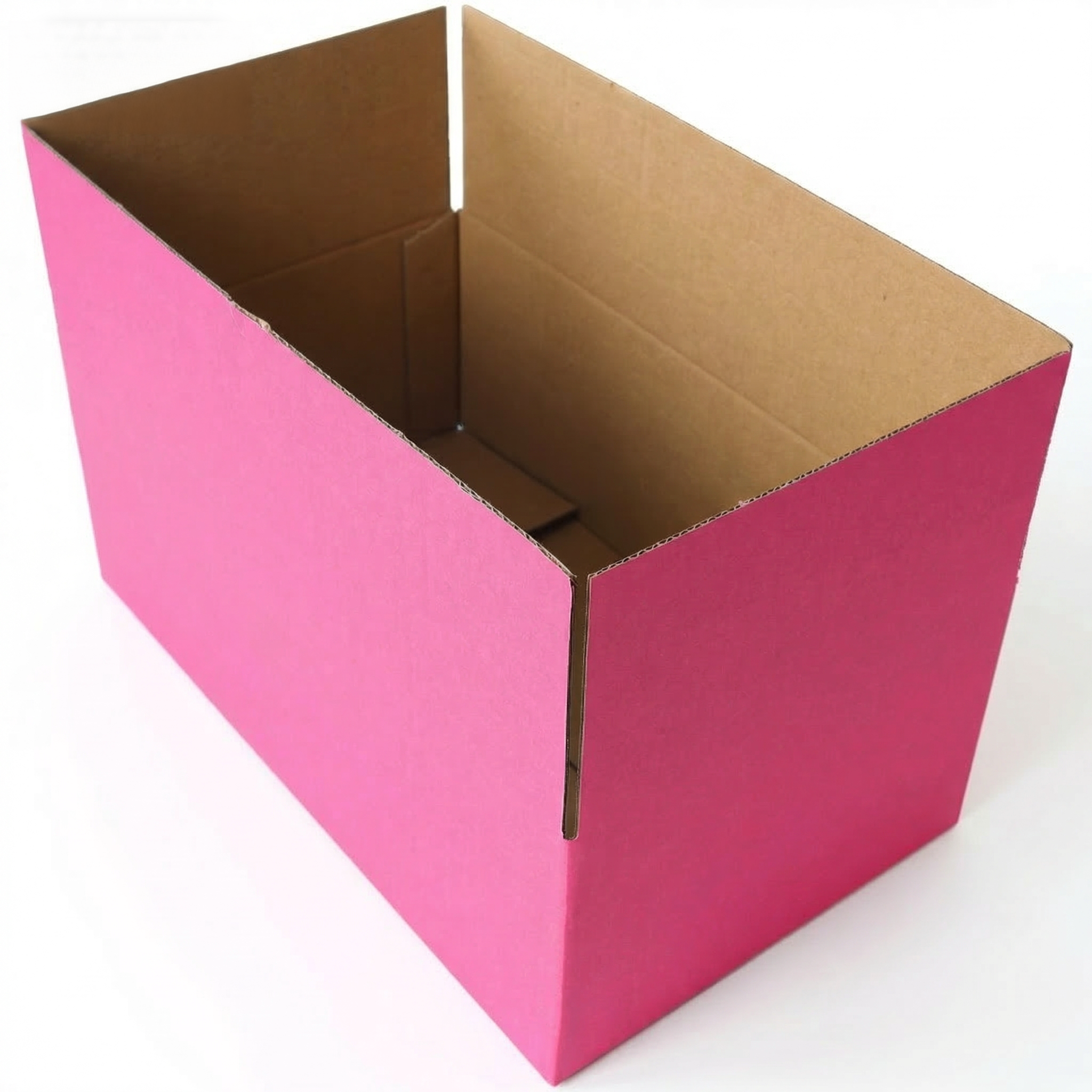 230 x 180 x 130mm Die cut Hot Pink Postal Box B156