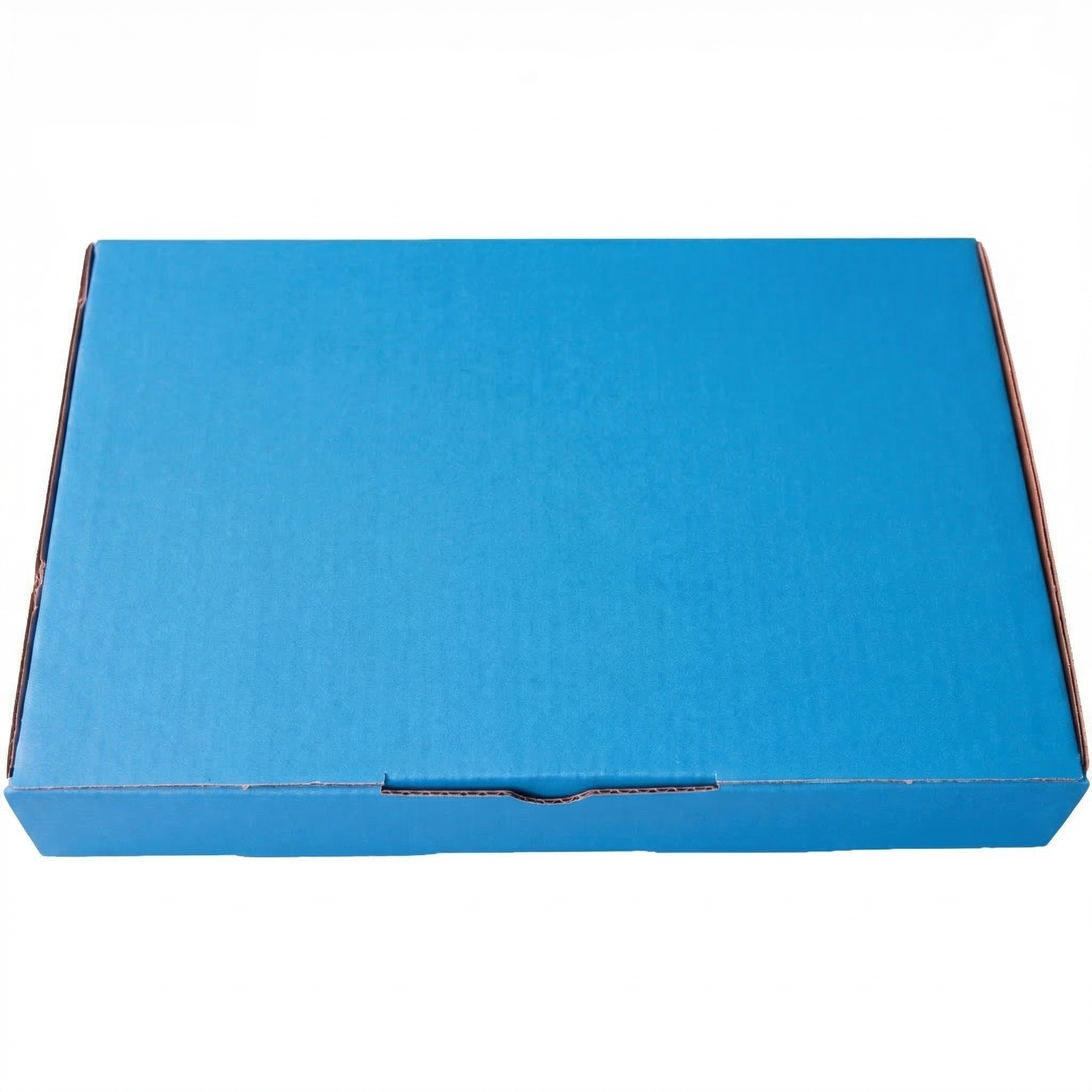 220 x 145 x 35mm Die cut Blue Mailing Box B170