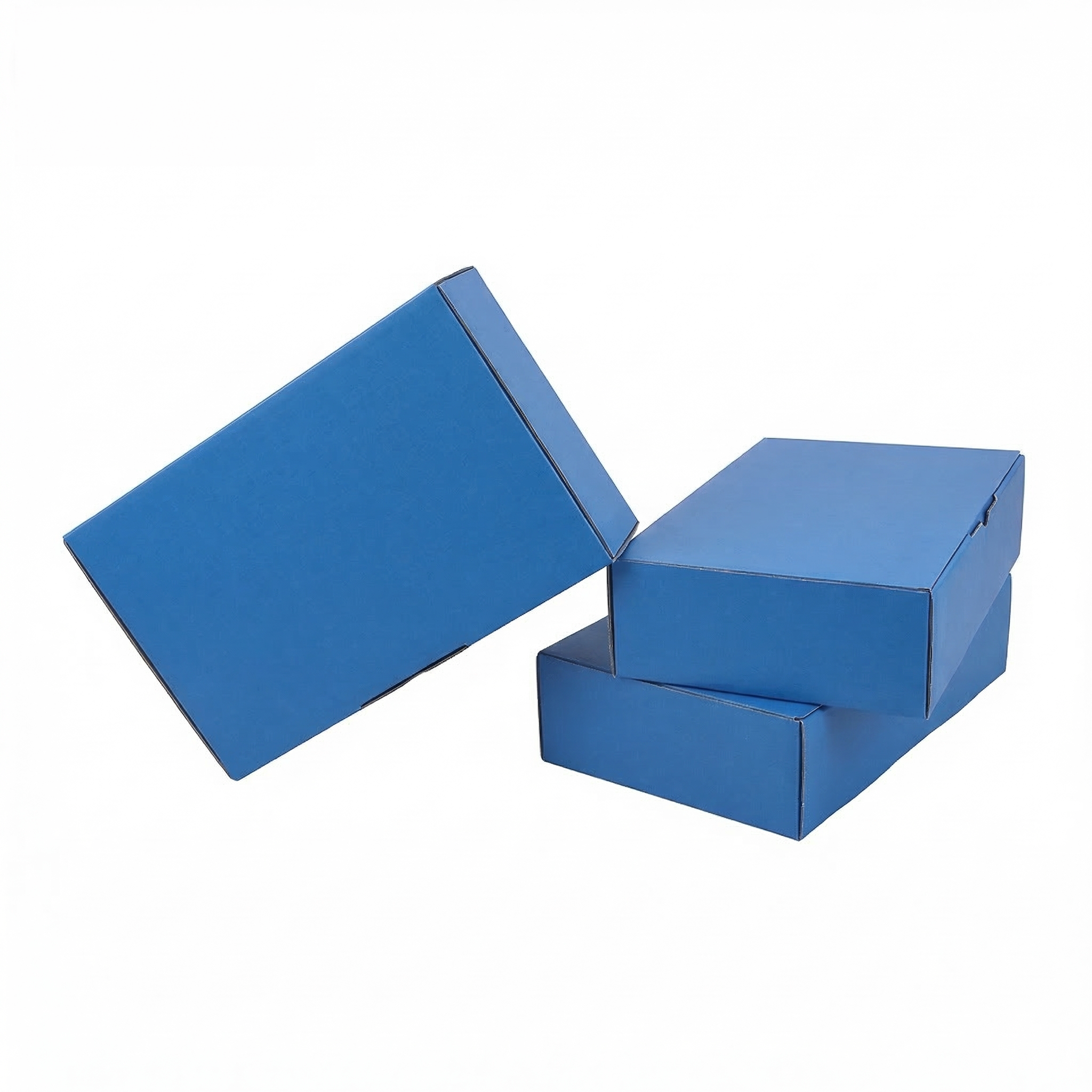 240 x 150 x 60mm Die cut Blue Mailing Box B172
