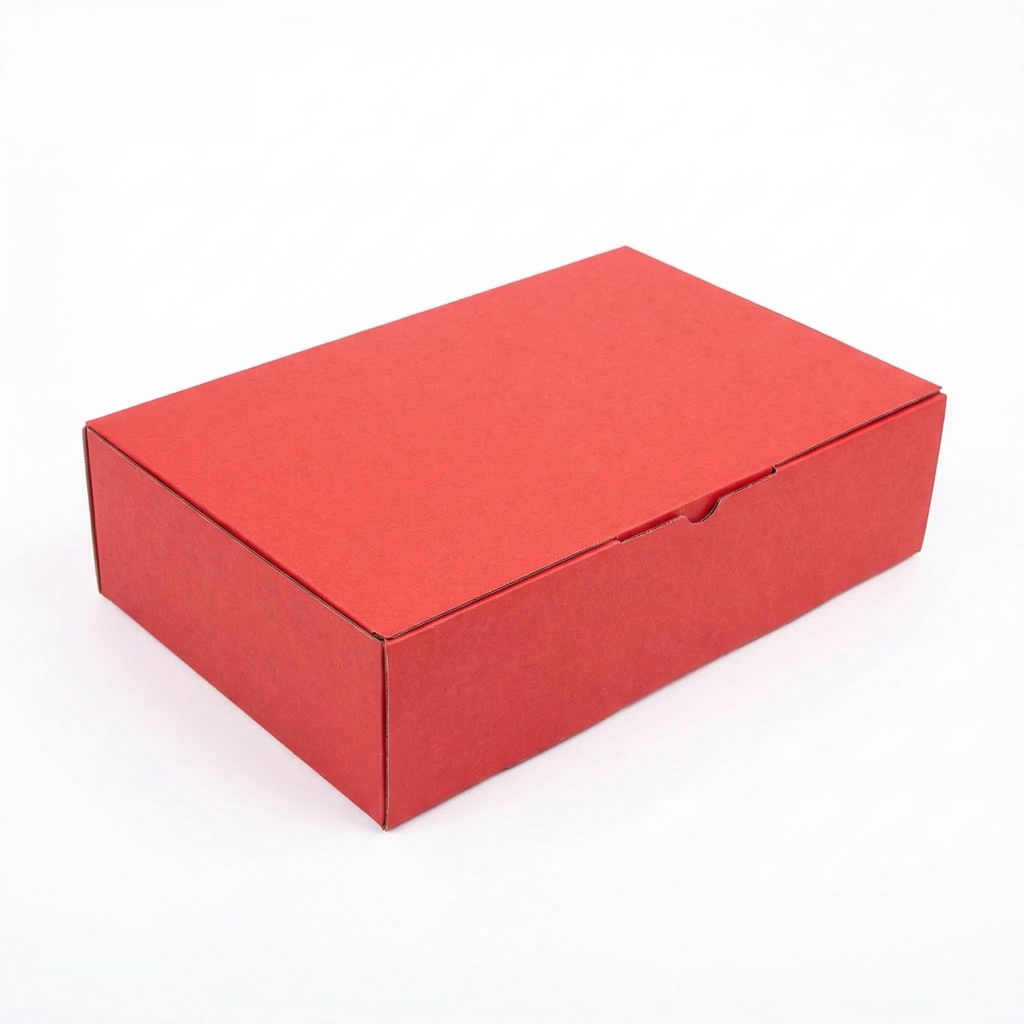240 x 150 x 60mm Die cut Red Postal Box B173