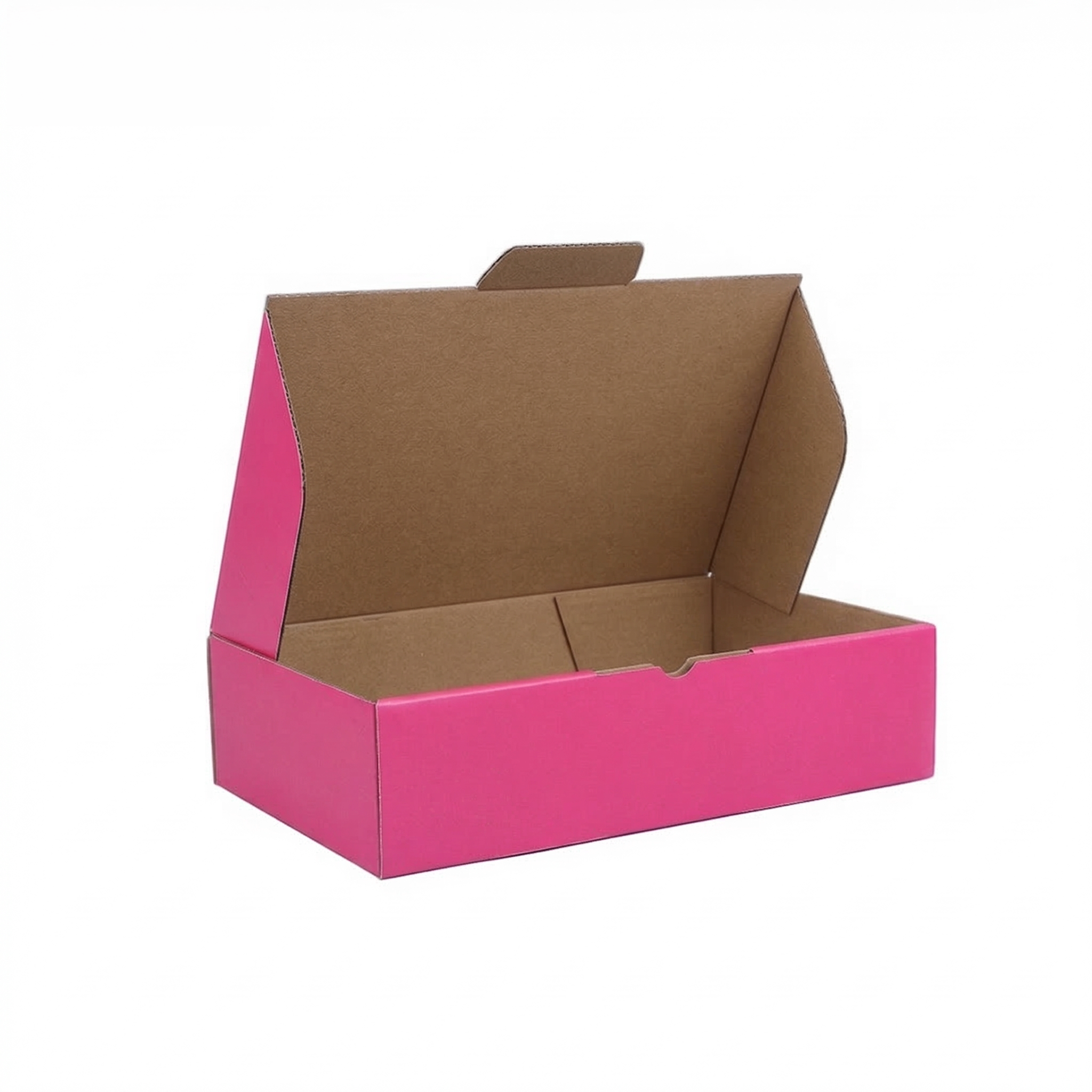 240 x 150 x 60mm Die cut Hot Pink Postal Box B174