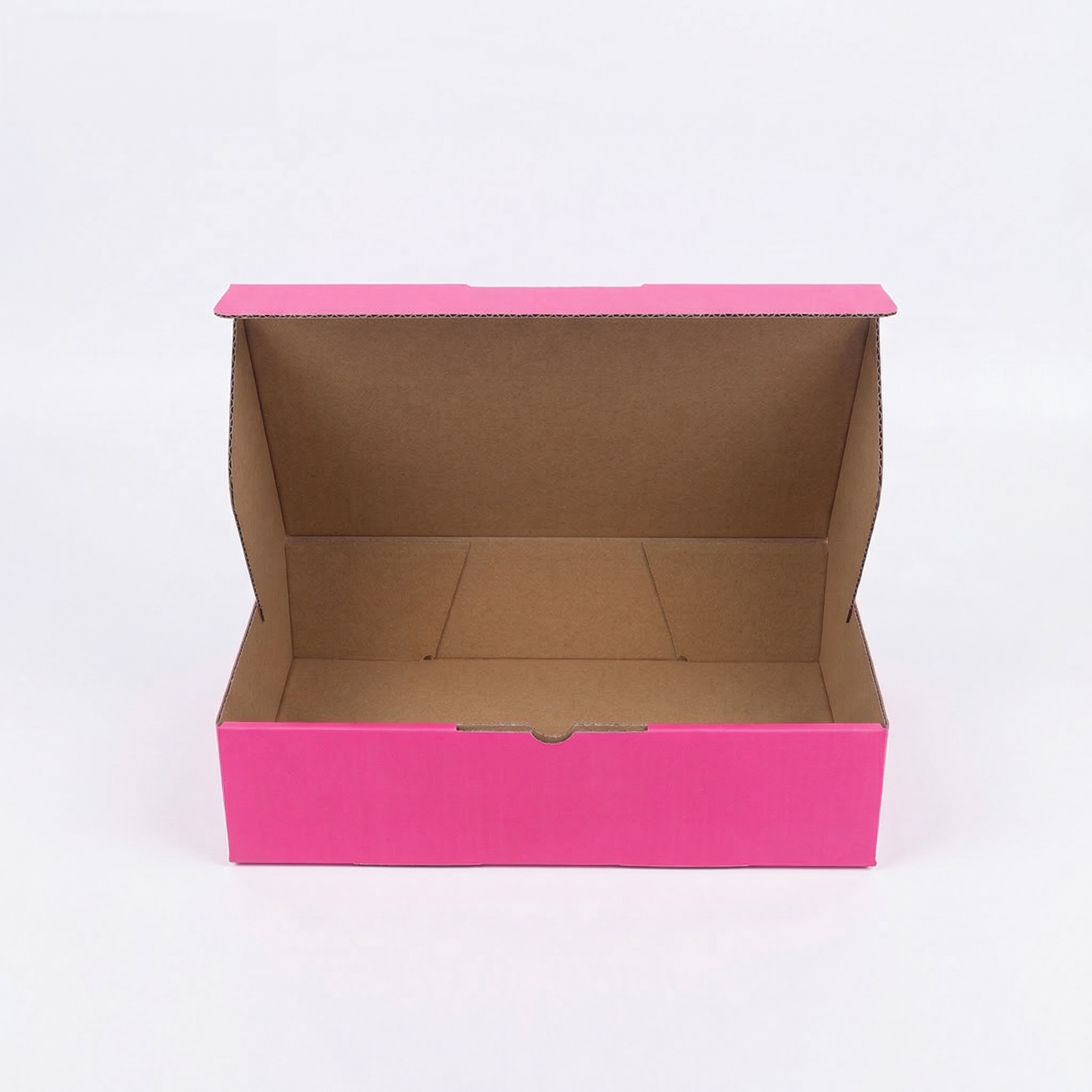 240 x 150 x 60mm Die cut Hot Pink Postal Box B174