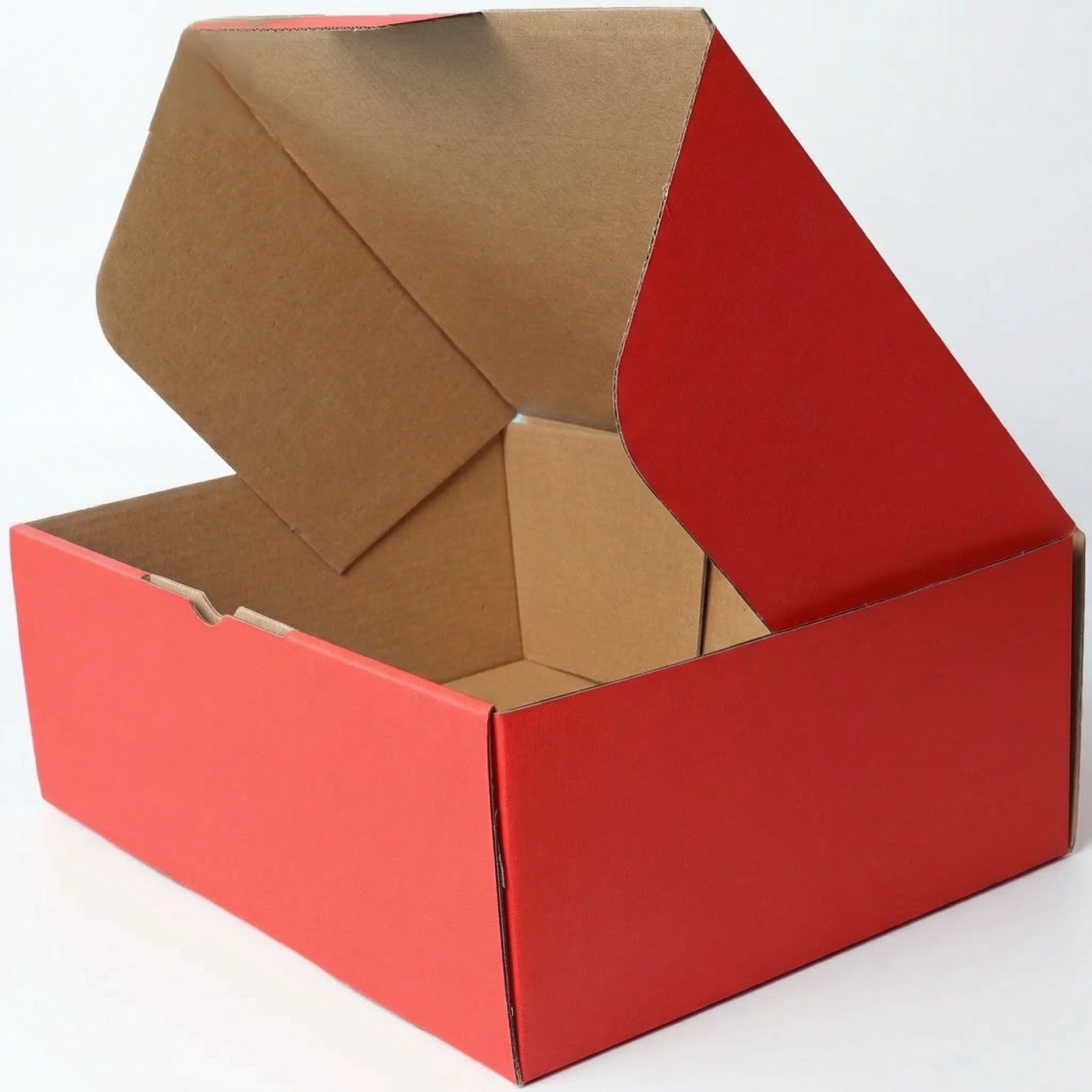 240 x 125 x 75mm Die cut Red Postal Box B176