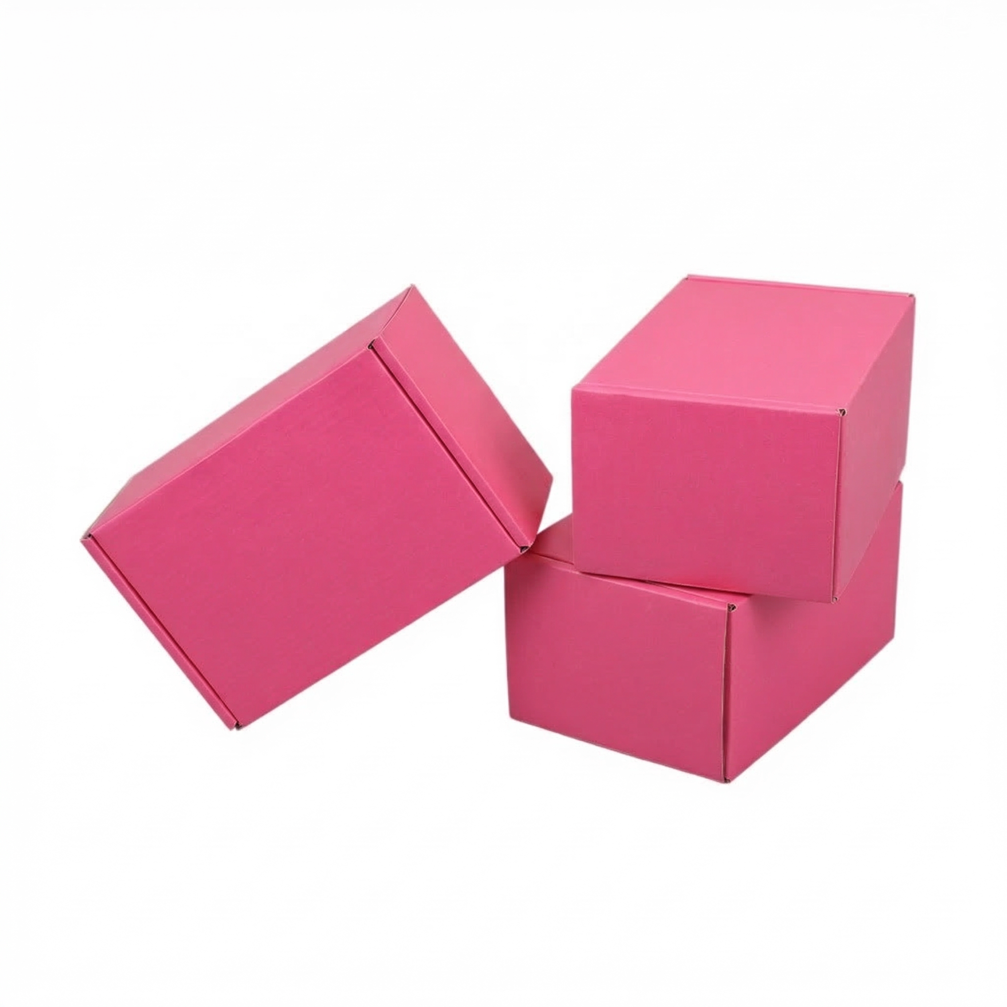 Hot Pink Postal Box 150 x 100 x 75mm Die cut B179