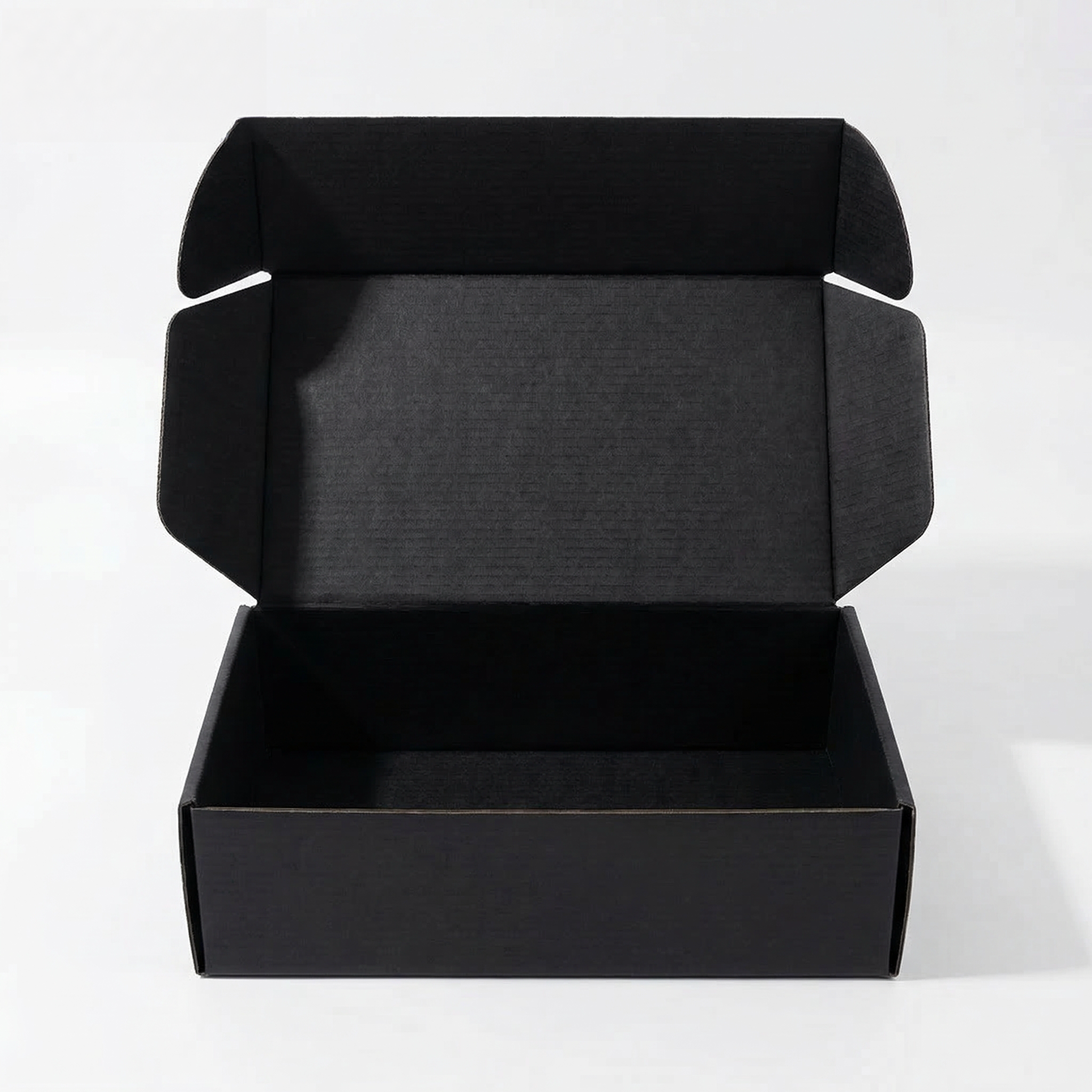 240 x 150 x 60mm Premium Tuck Full Black Mailing Box B194