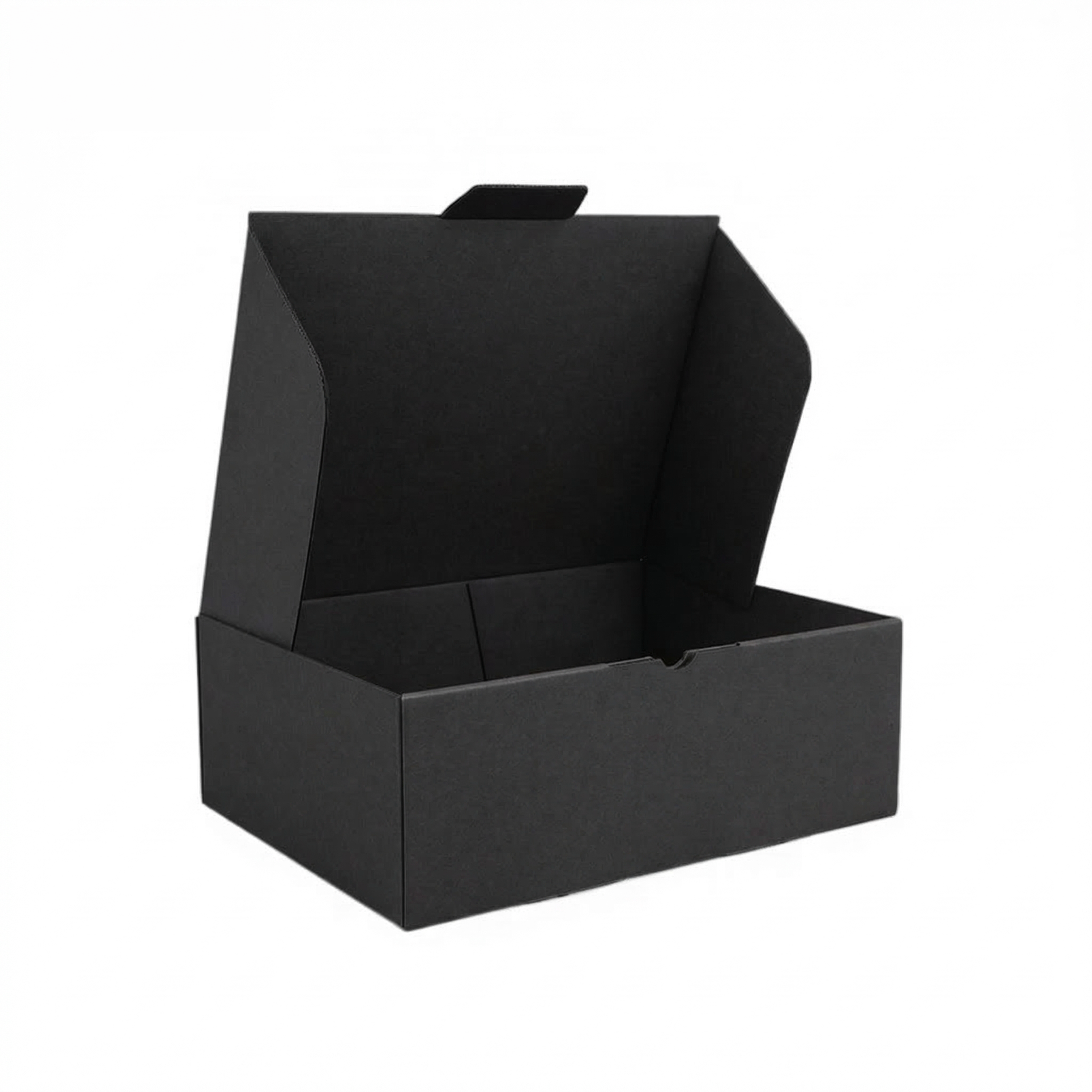 270 x 200 x 95mm Die cut Full Black Mailing Box B238