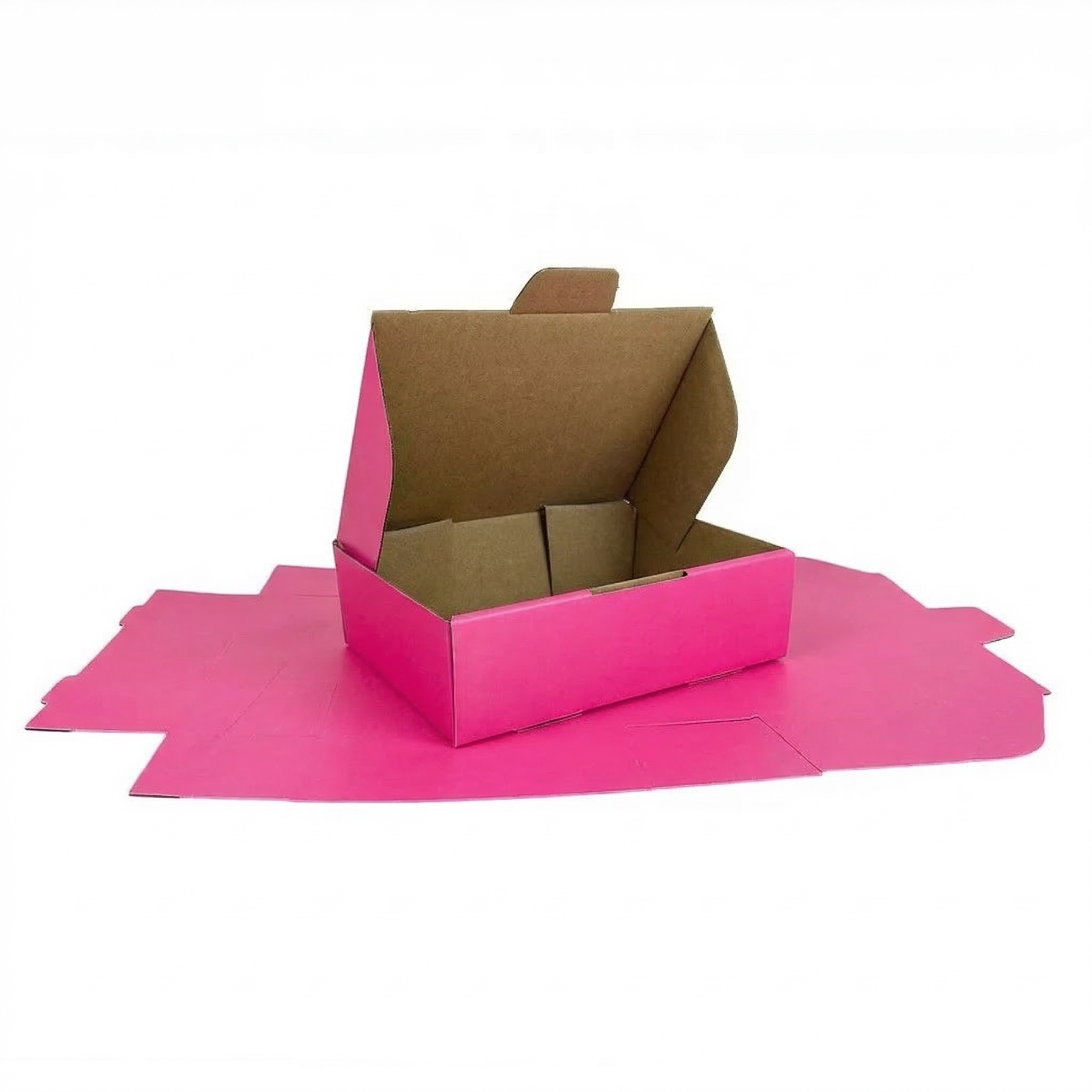 174 x 128 x 53mm Premium Tuck Full Hot Pink Mailing Box B257