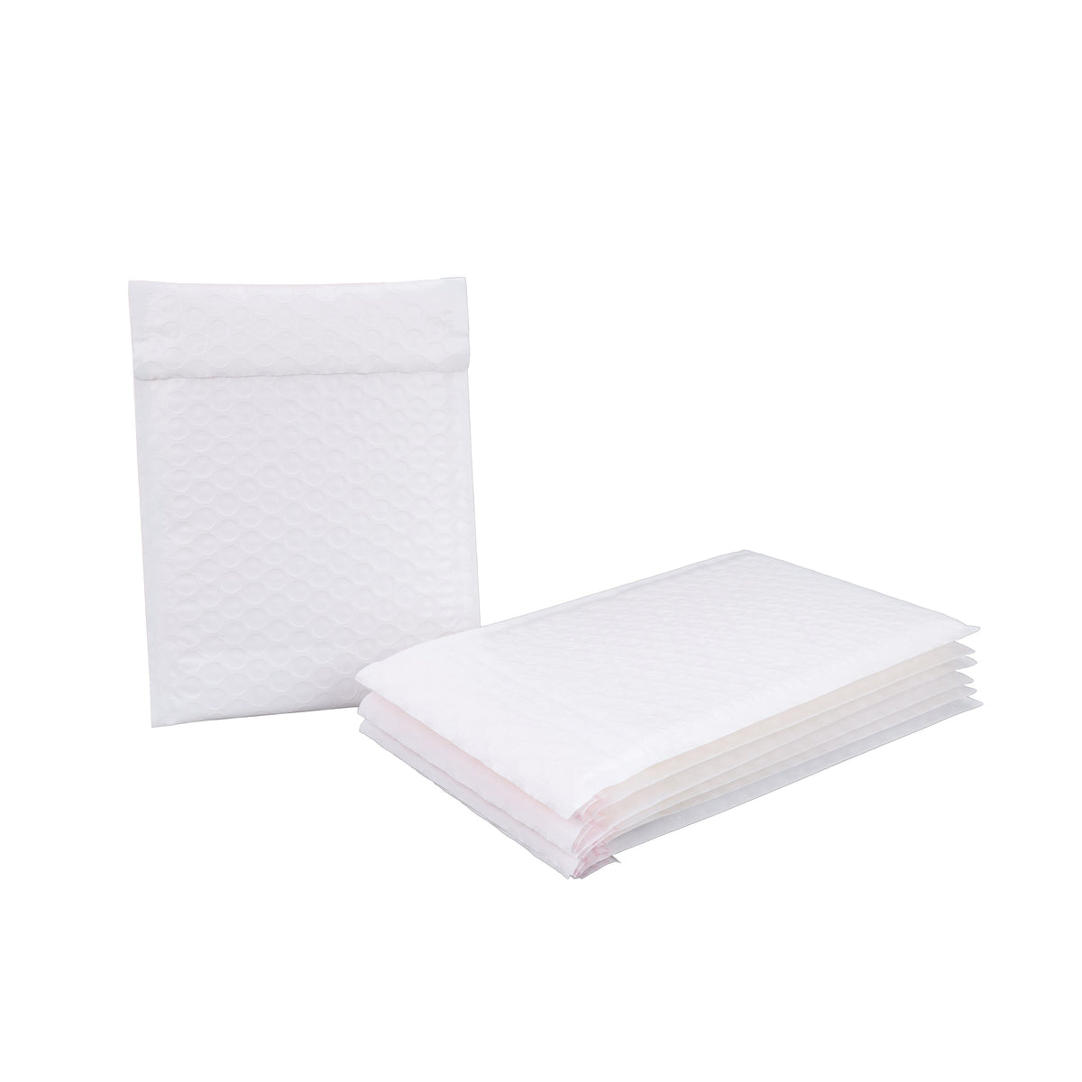 Poly Bubble Mailer White Plain