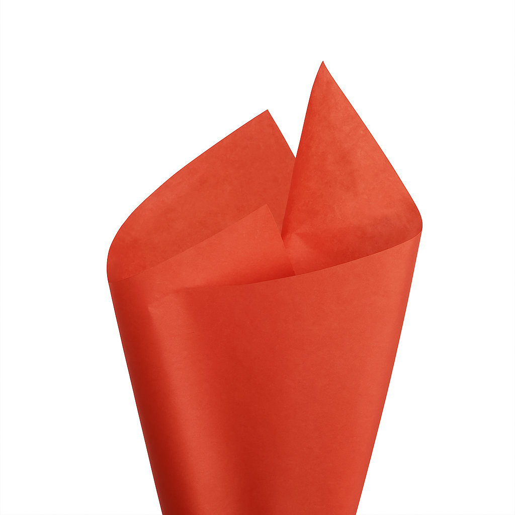 Tissue Paper 50cm x 70cm Gift Wrapping Paper Acid Free Tangerine TP023