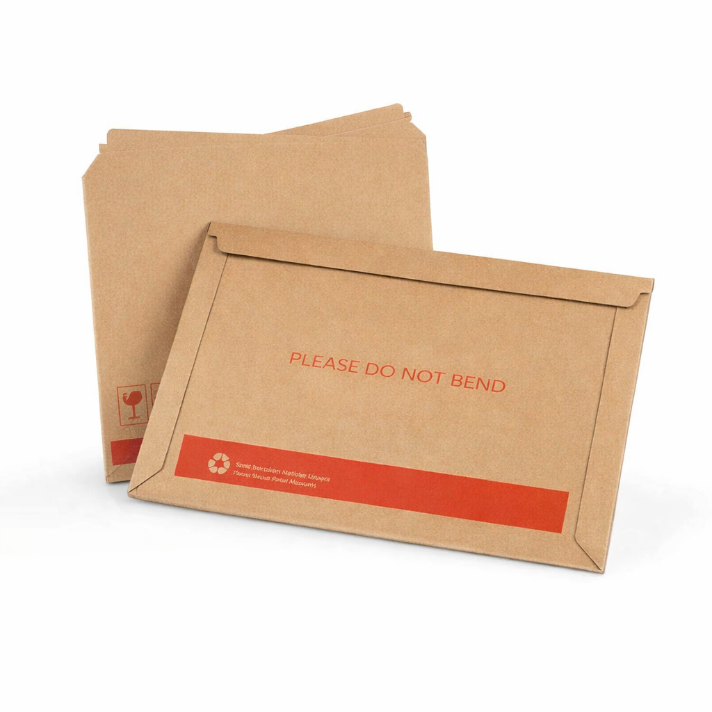 Wholesale A4 Brown e-Flute Rigid Mailers 240 x 330mm (1000 Pack Bulk)