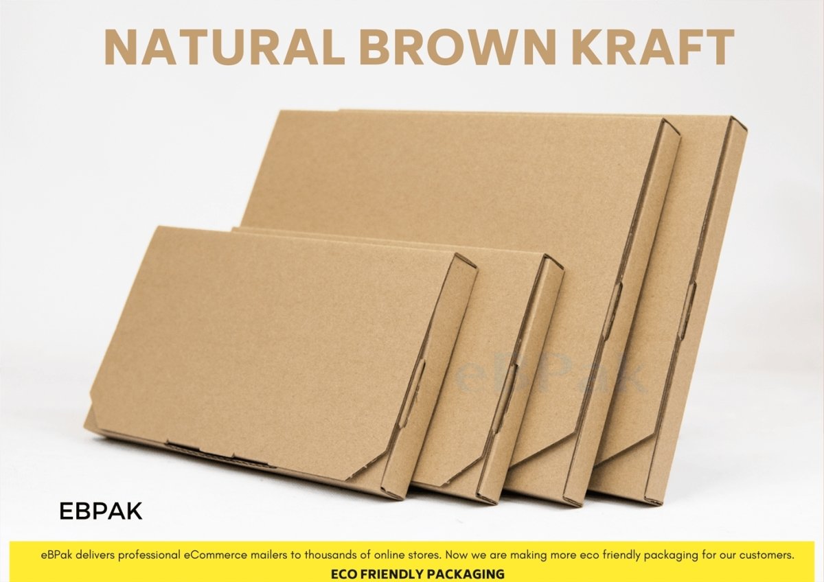 180 x 100 x 16mm Superflat Brown Mailing Box B295