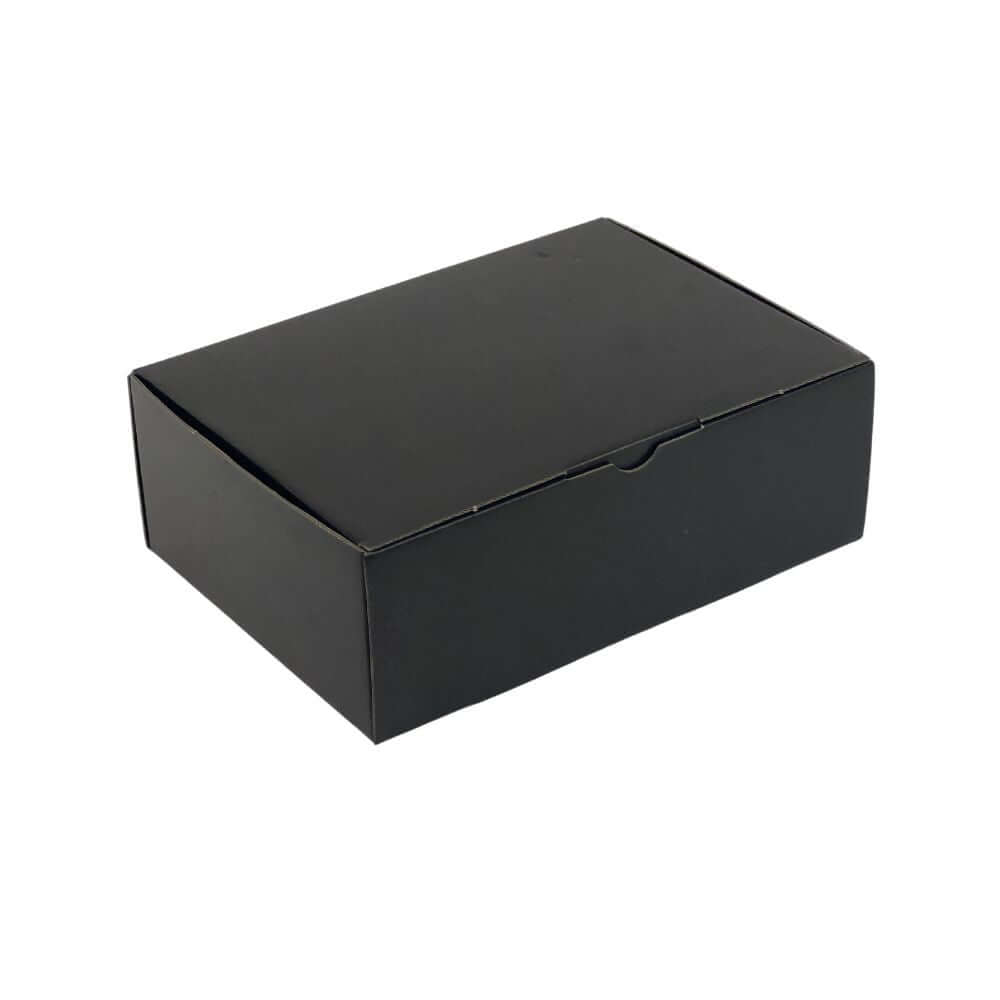 BoxMore A5 Full Black 220 x 160 x 77mm Diecut Mailing Box B236