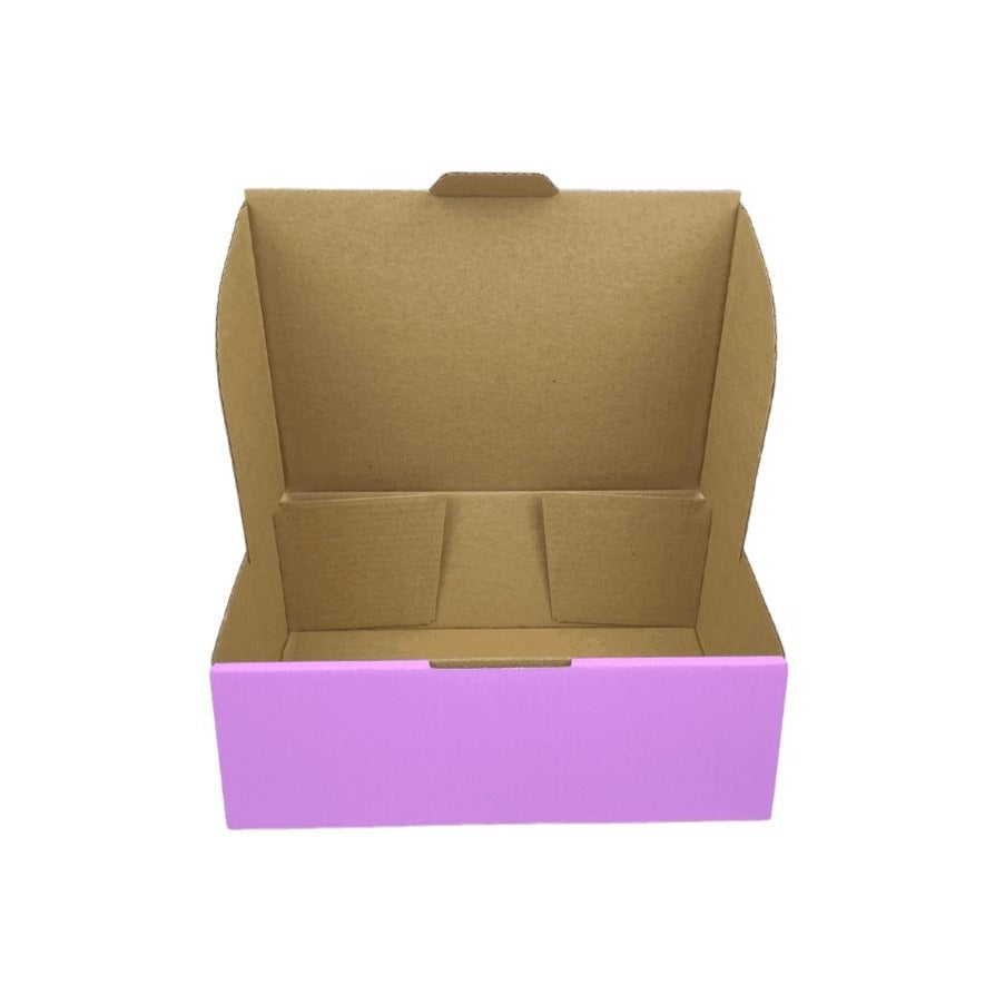 220 x 160 x 100mm A5 Die cut Lavender Mailing Box B406 x100pcs