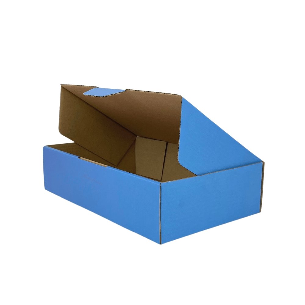 Blue Mailing Box 240 x 150 x 60mm Diecut