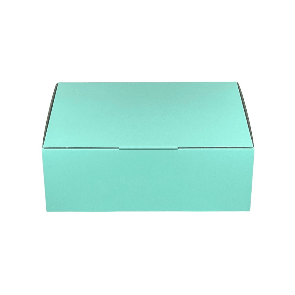 Mint Blue Mailing Box 250 x 190 x 90mm Diecut B346