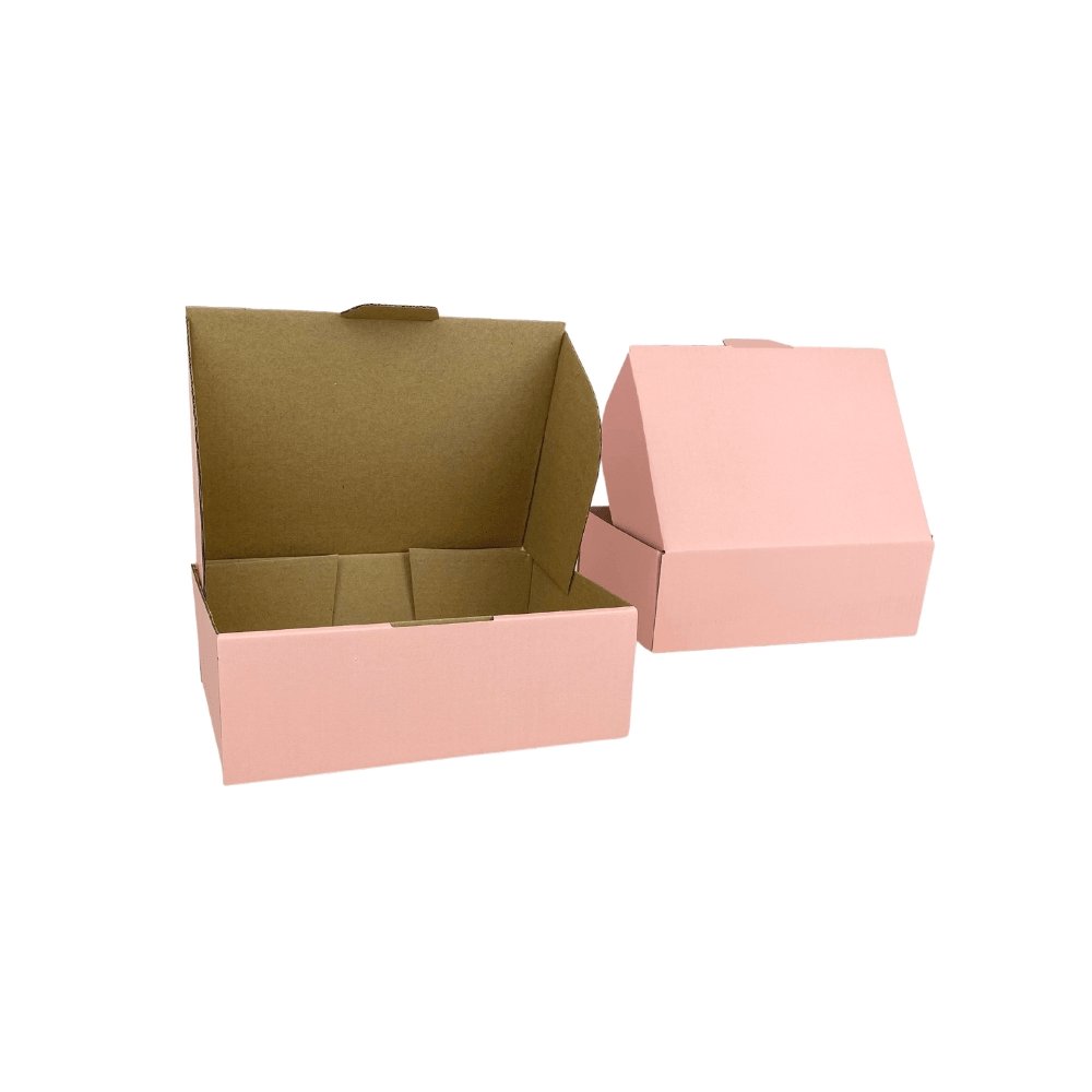 250 x 190 x 90mm Diecut Rose Pink Mailing Box
