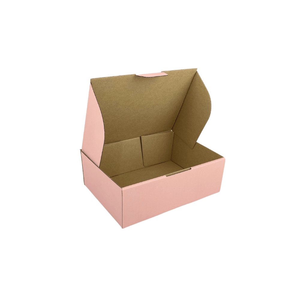 BoxMore 250 x 190 x 90mm Diecut Rose Pink Mailing Box B379