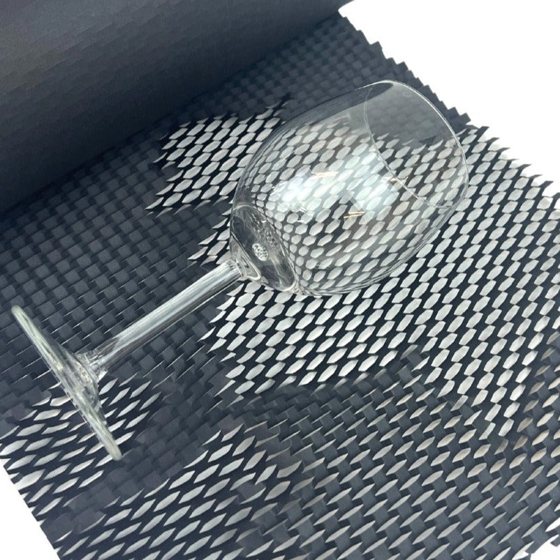 500mm x 100m Black Honeycomb Protective Paper