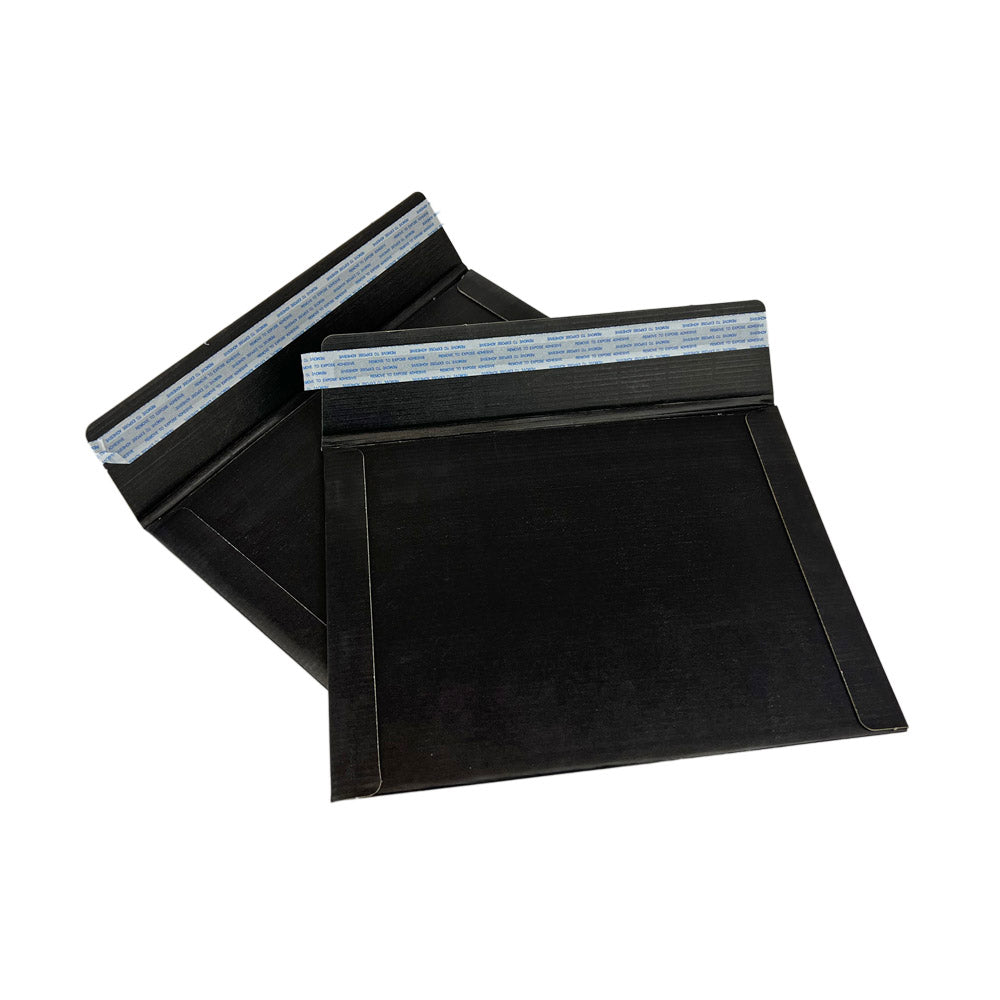 Full Black 170mm x 230mm A5 Corrugated Rigid Envelope