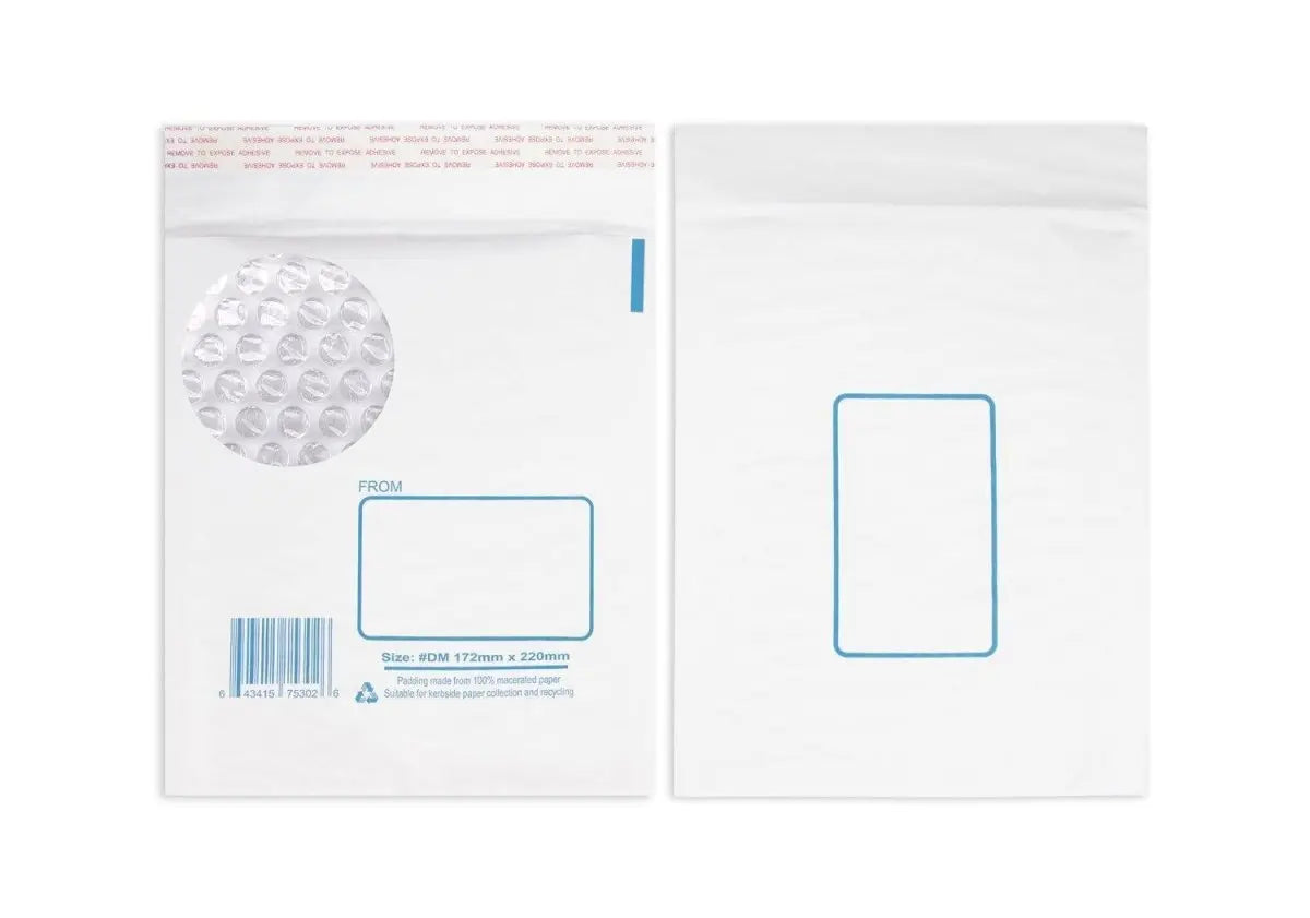 Bubble Padded Envelope DM 172mm x 220mm for DVD CD