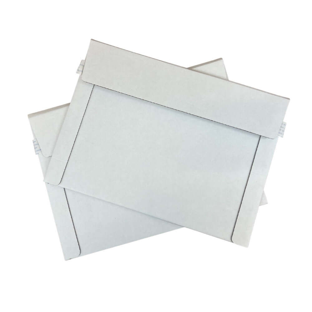 A4 Corrugated Rigid Mailer 240 x 330mm Full White