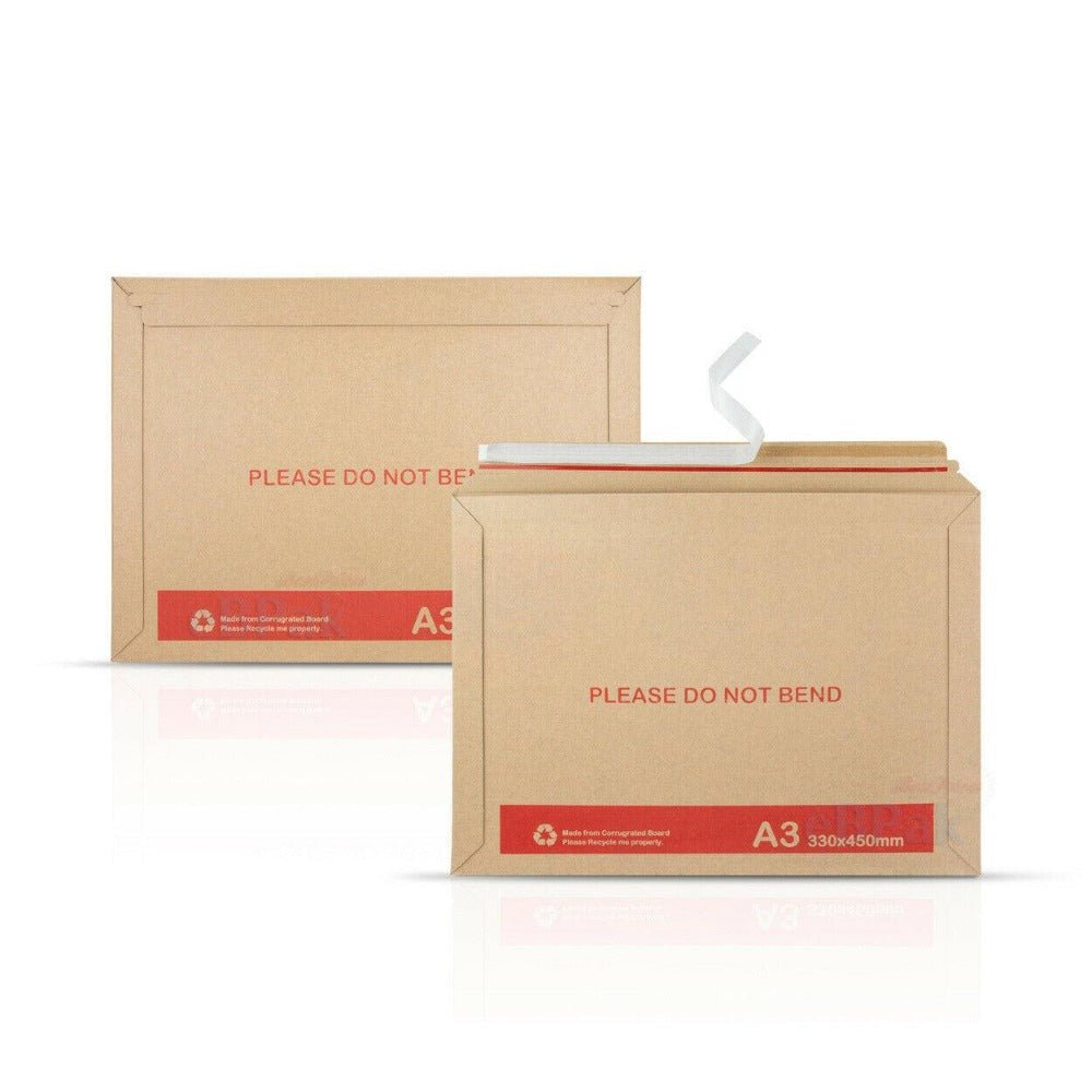 A4 Rigid Envelope 240mm x 330mm Corrugated Board Handle With Care