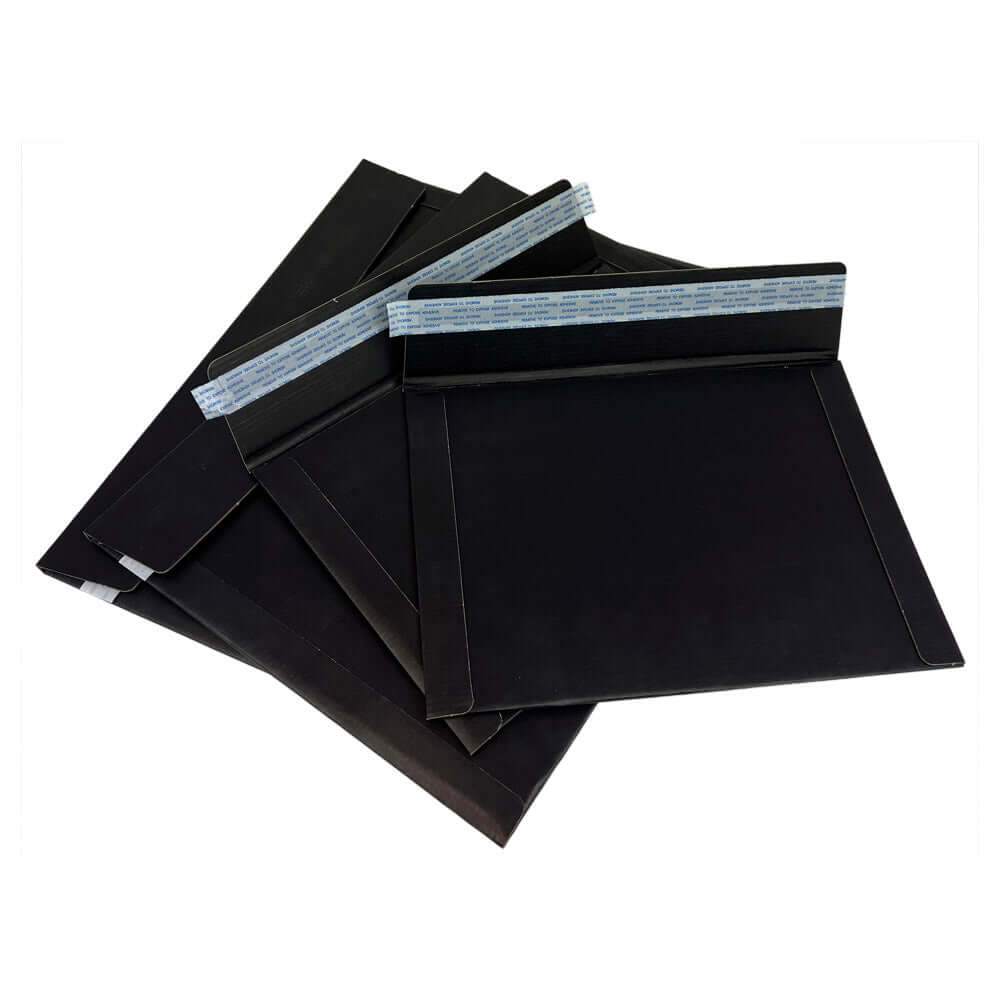 Full Black A3 Rigid Envelope 330mm x 450mm Corrugated Board