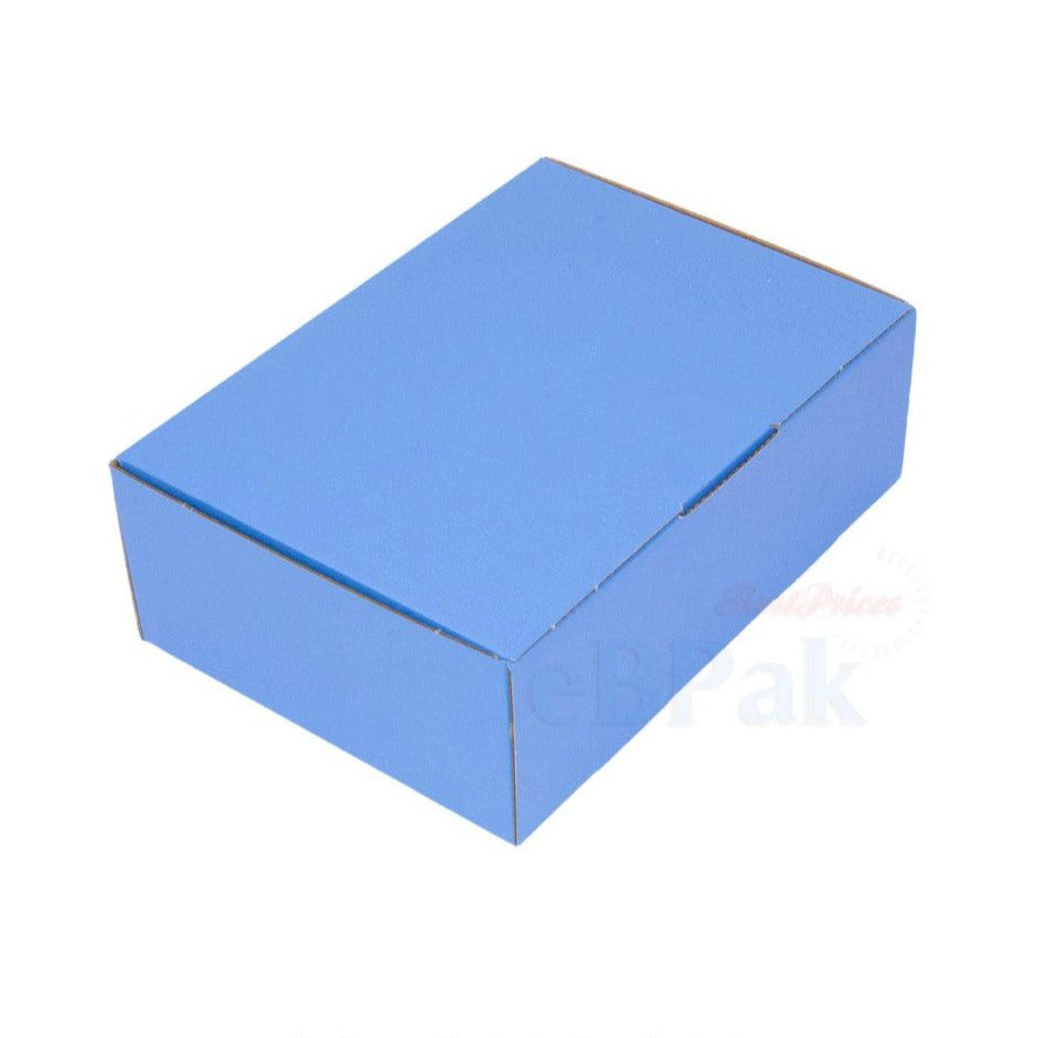 BoxMore Blue 310 x 230 x 105mm A4 Diecut Mailing Box B62