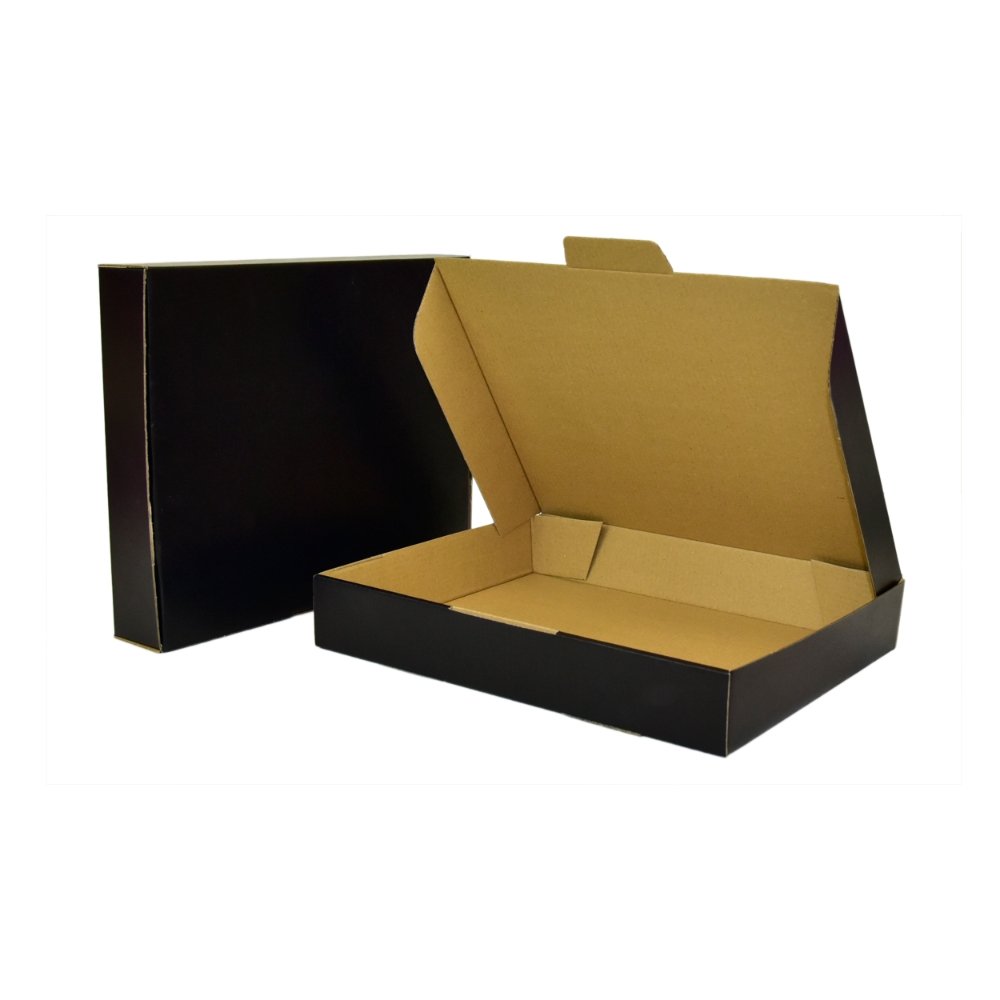 BoxMore Black Mailing Box 270 x 200 x 55mm B377
