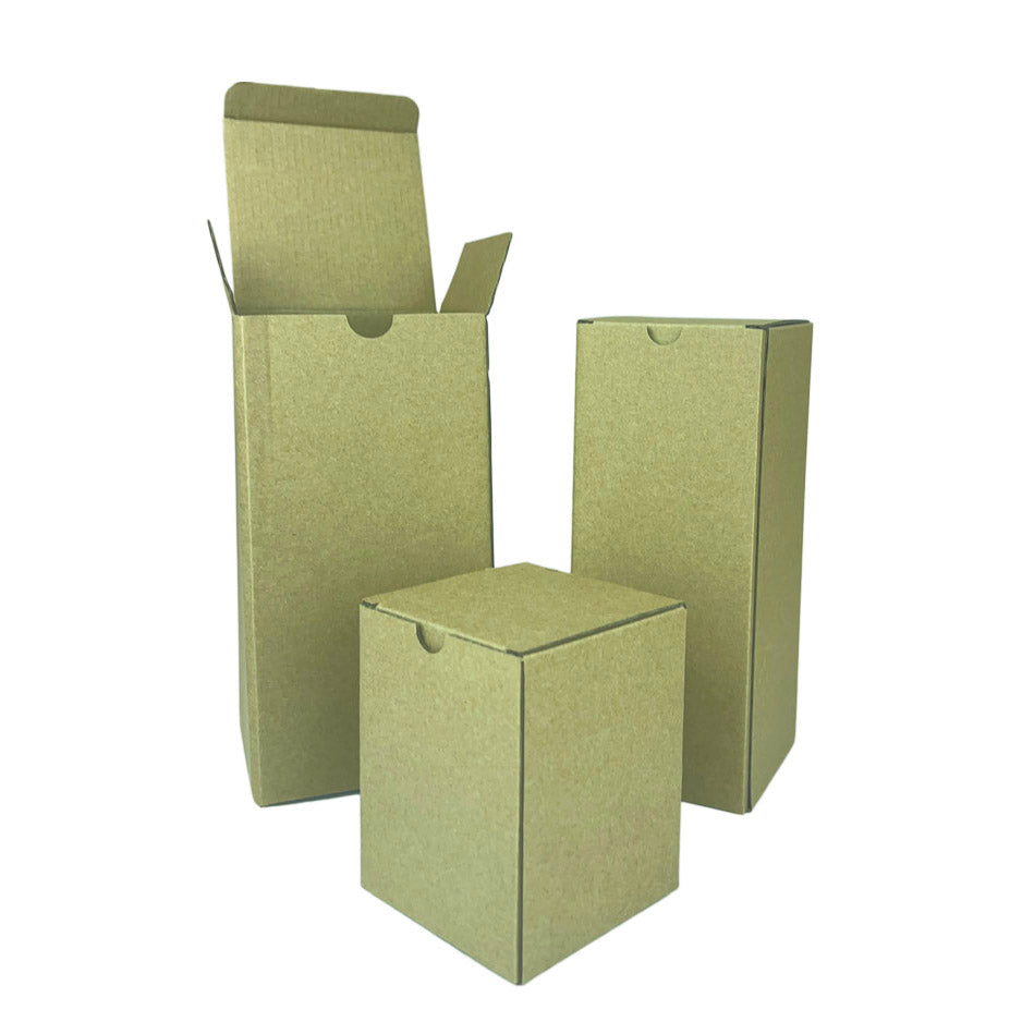 80 x 80 x 200mm Candle Mailing Box B423 Brown BoxMore