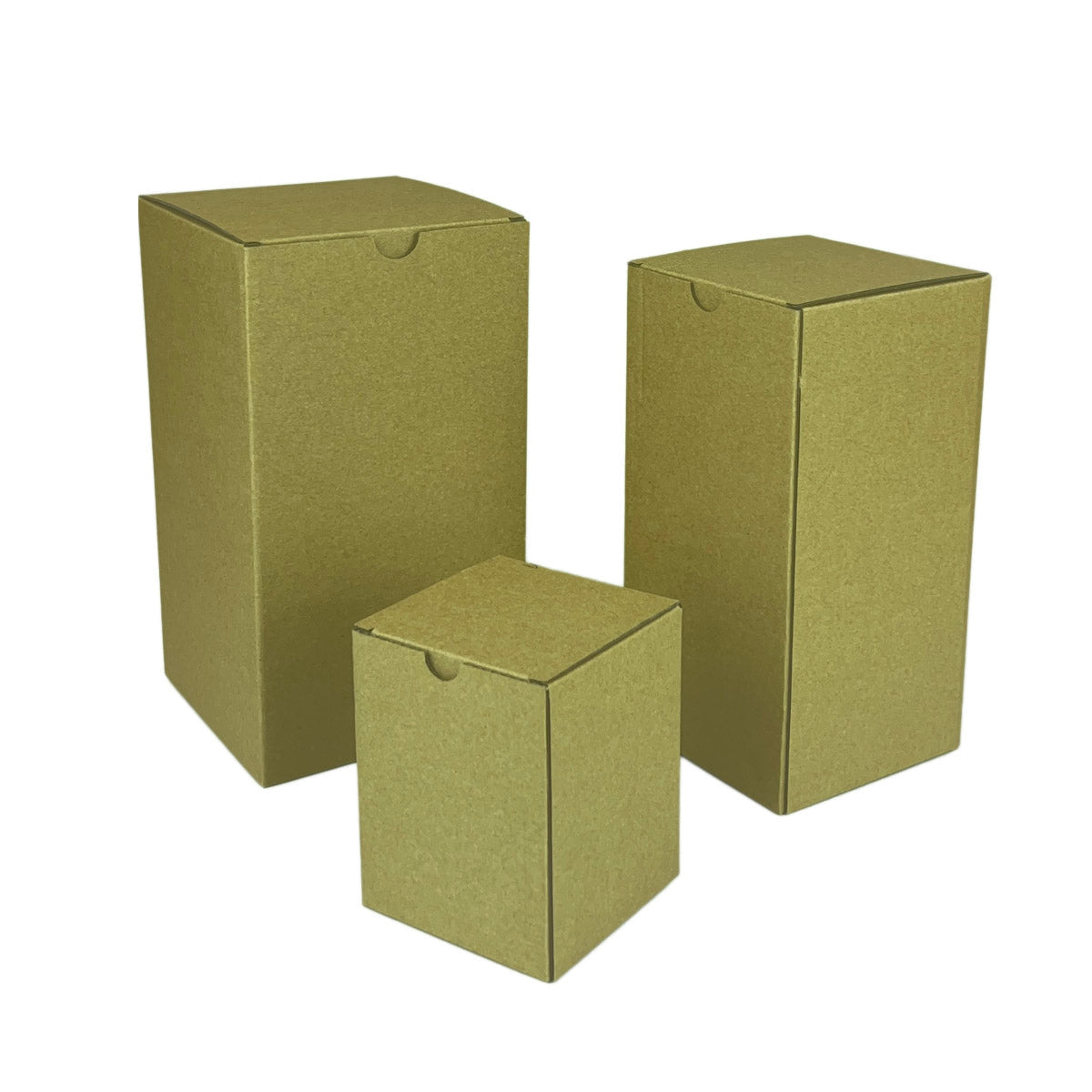 Candle Box 120 x 120 x 220mm Brown B429