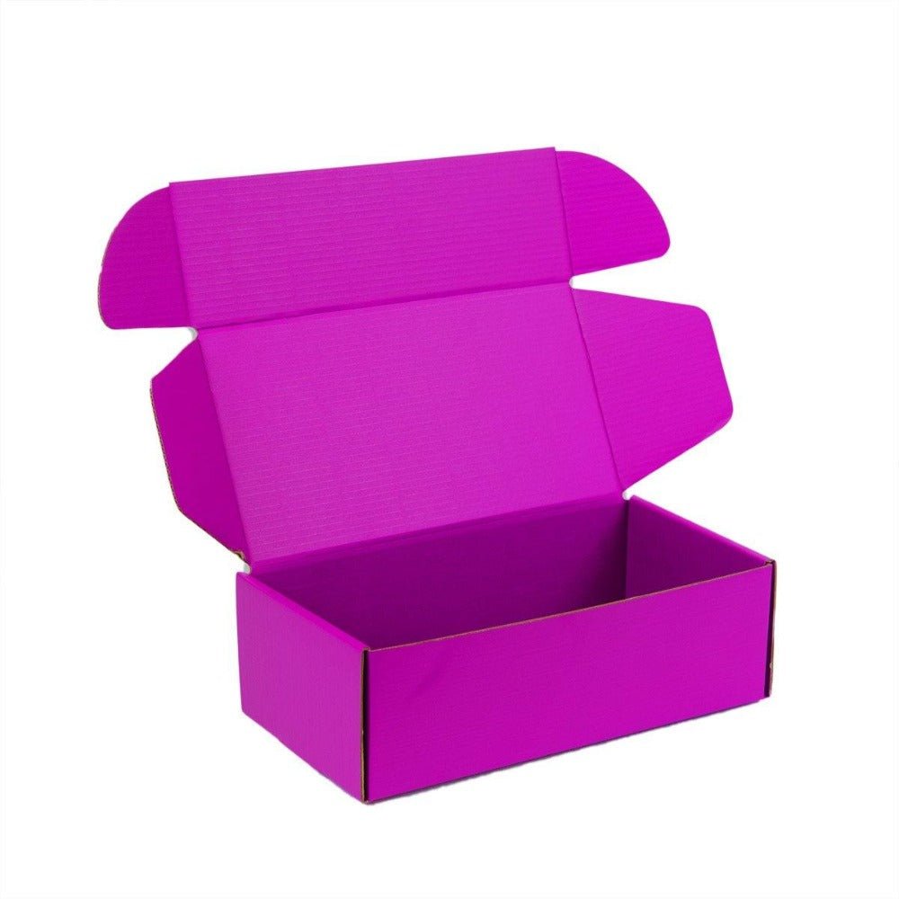 Full Purple Tuck Mailing Box 240 x 125 x 75mm B268